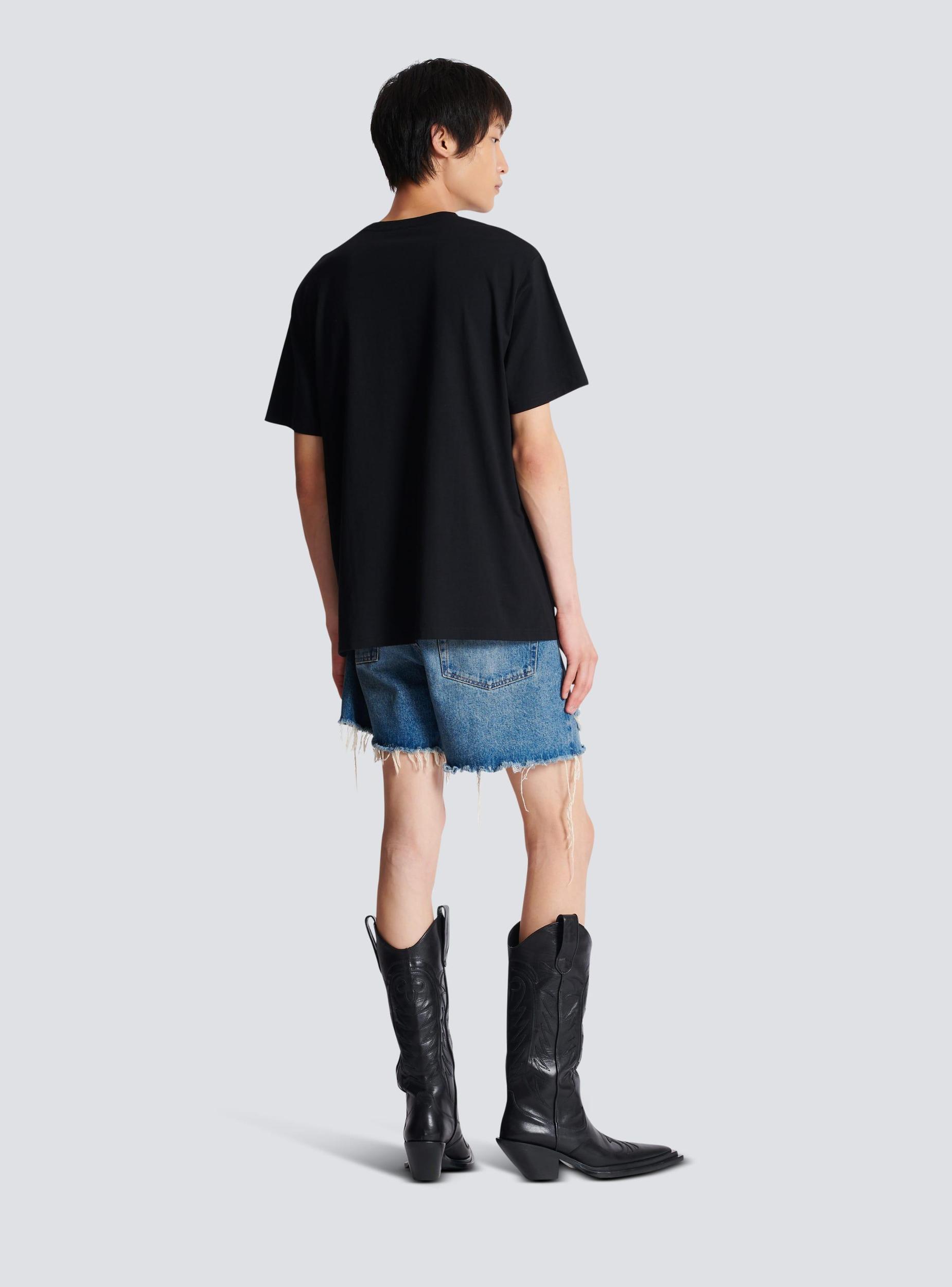 Metallic flocked Balmain T-shirt Product Image
