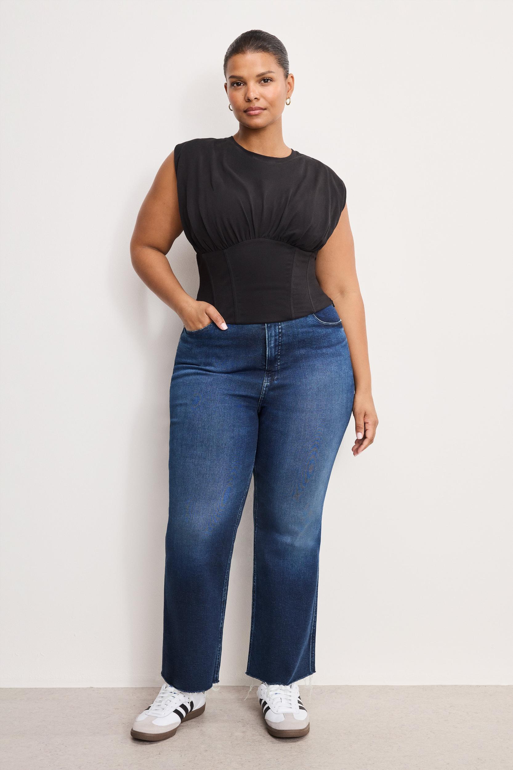 SLEEVELESS CORSET TOP | BLACK001 Product Image