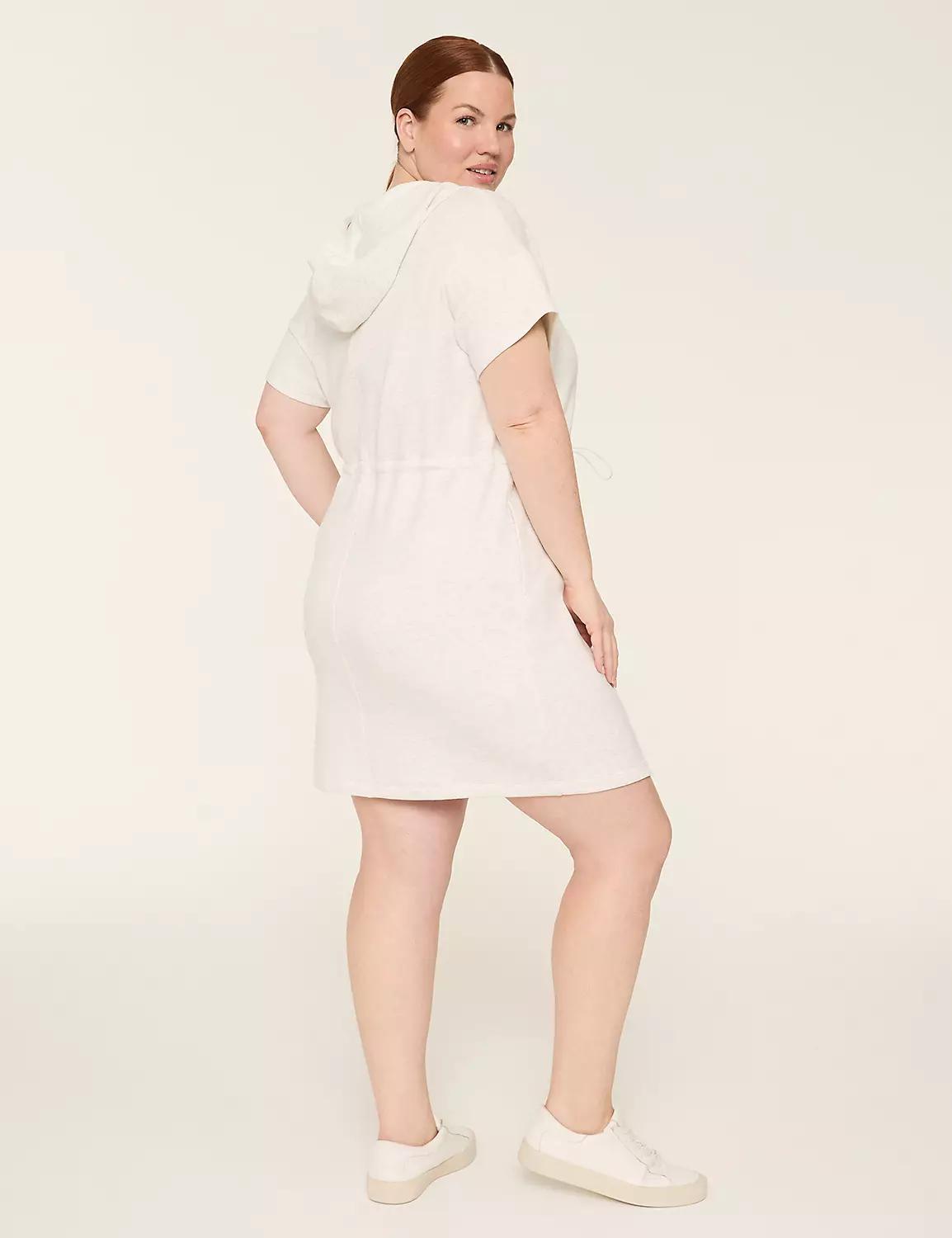 LIVI Journey Cinched-Waist Hooded Dress Product Image