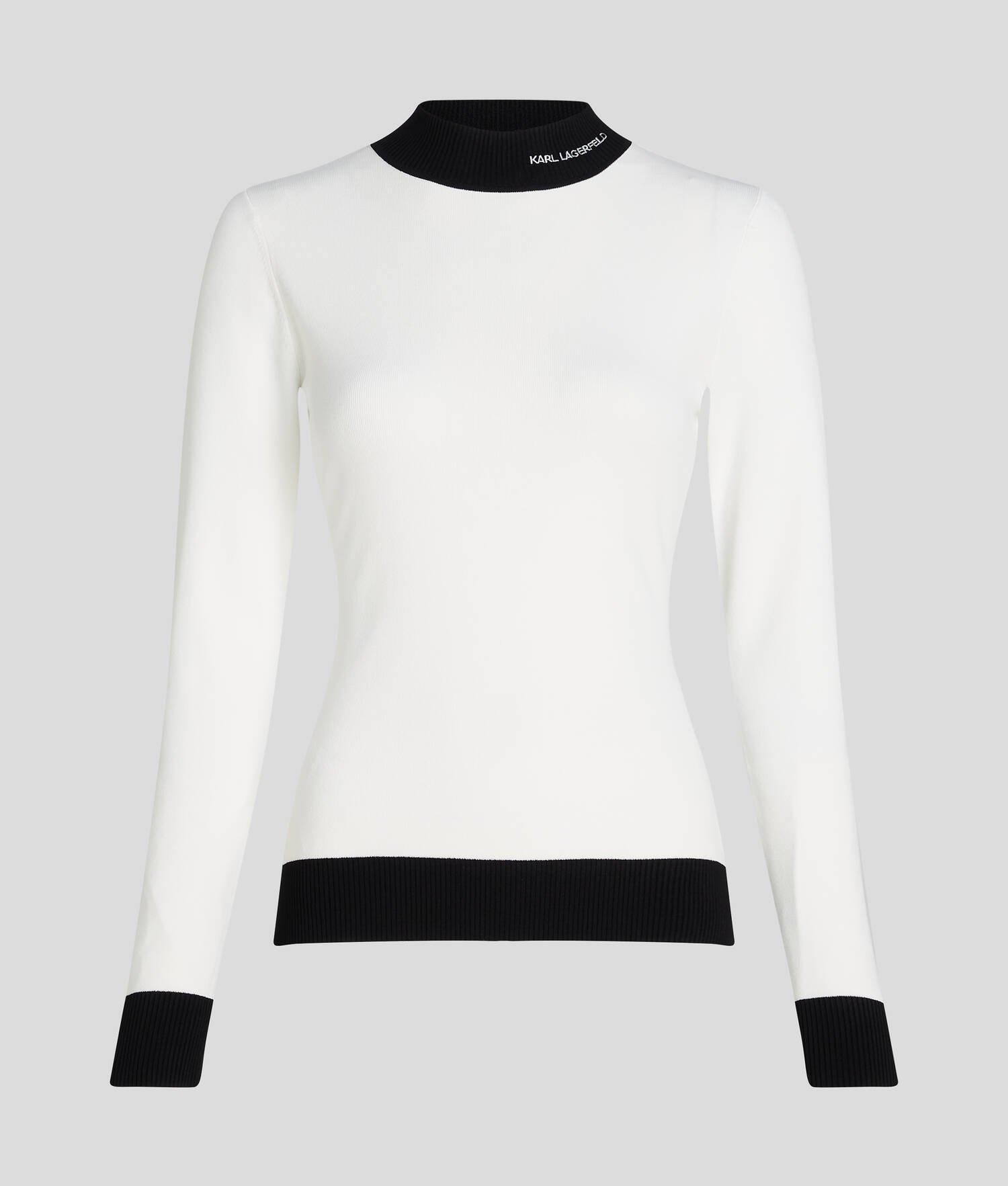 KARL LOGO TURTLENECK SWEATER Product Image