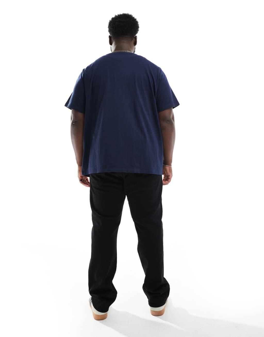 Levi's Big & Tall 501 Original straight fit jeans in black Product Image