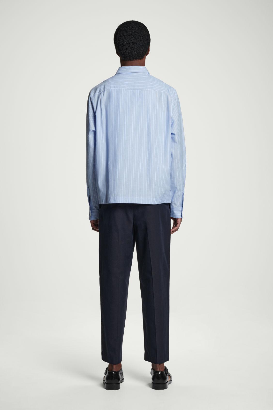 ZIPPED TWILL SHIRT Product Image