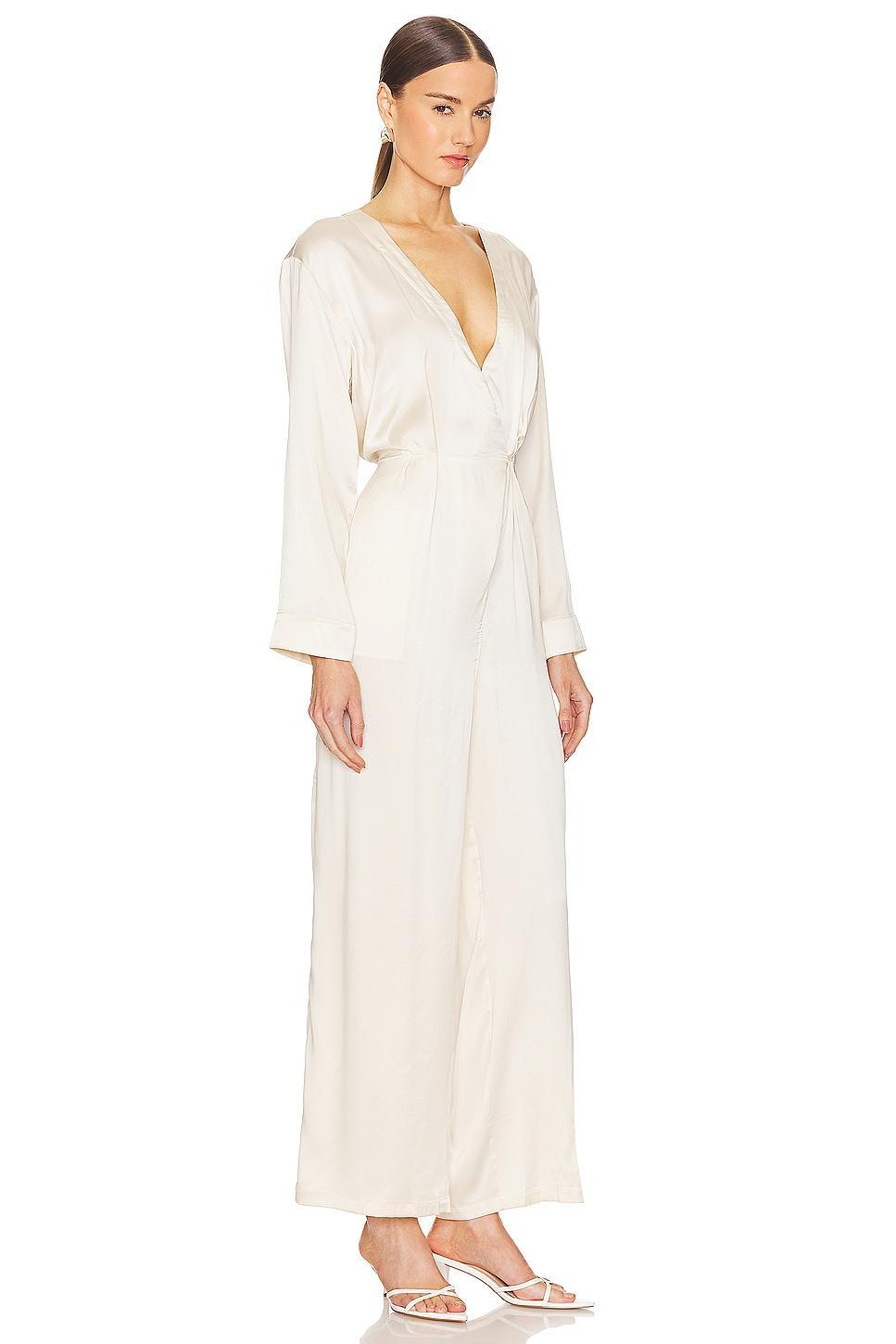 Silk Long Sleeve Jumpsuit LUNYA Product Image