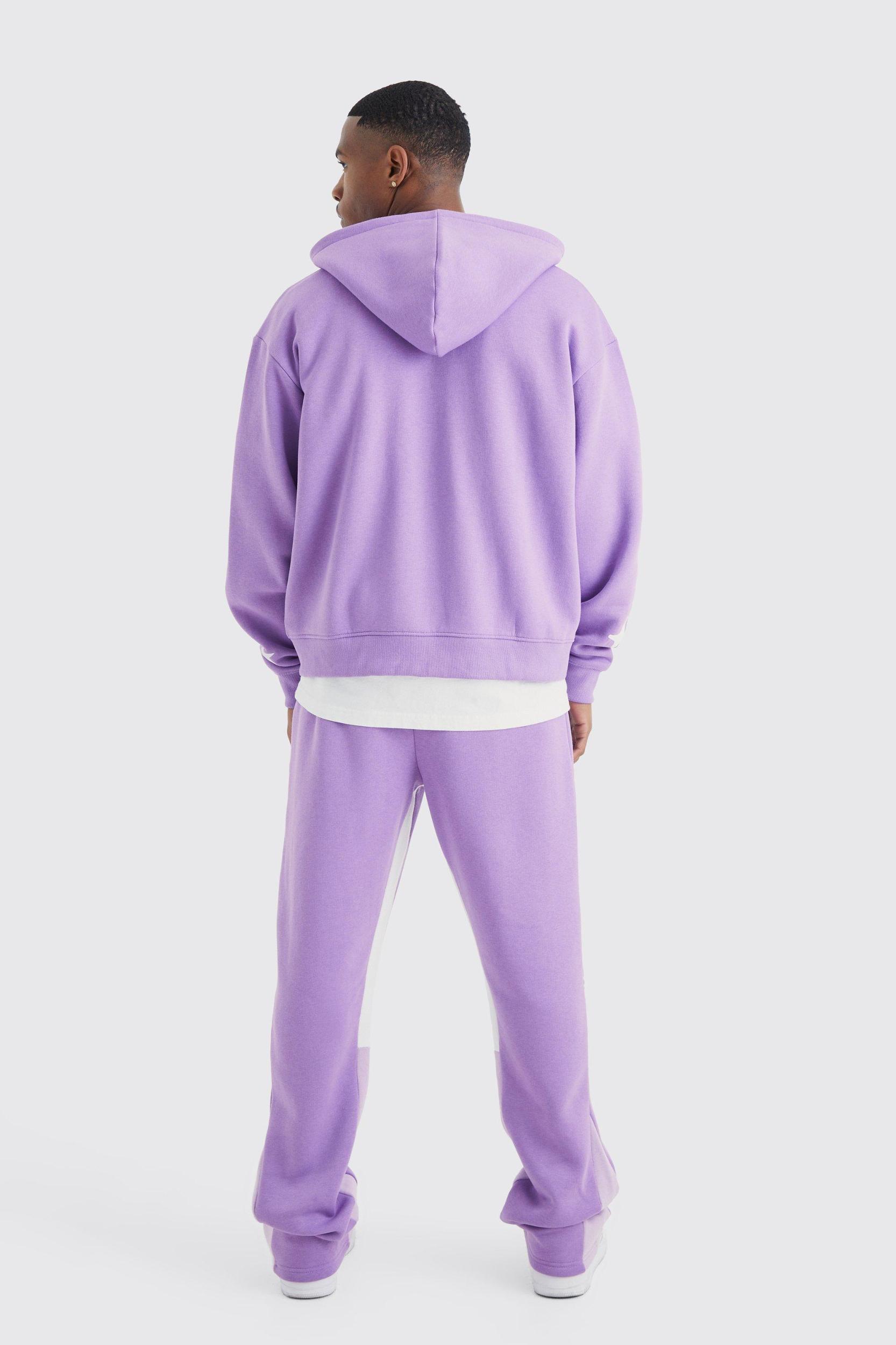 Oversized Boxy Hooded Gusset Tracksuit | boohooMAN USA Product Image