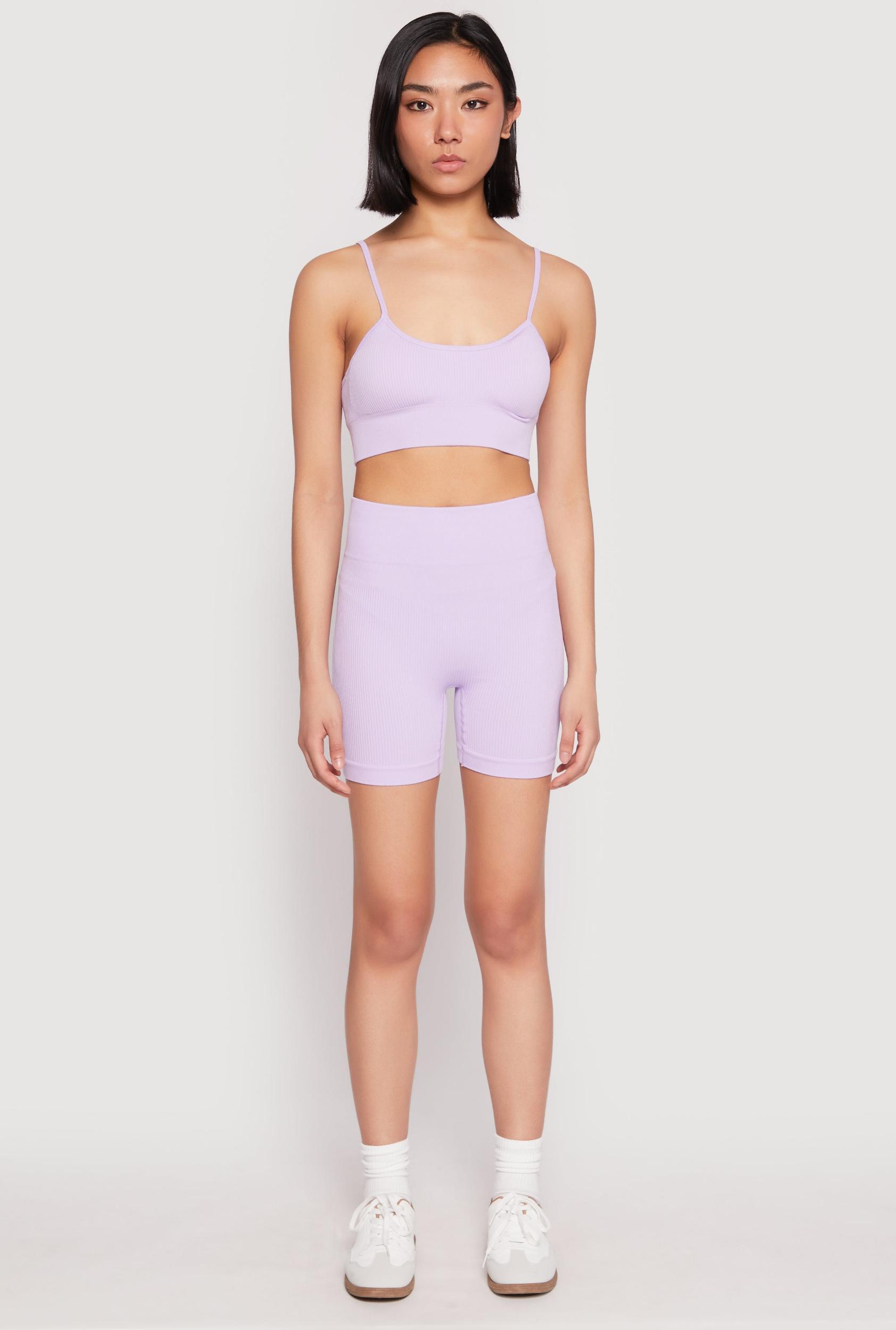 Womens Seamless High Waist Biker Shorts Product Image