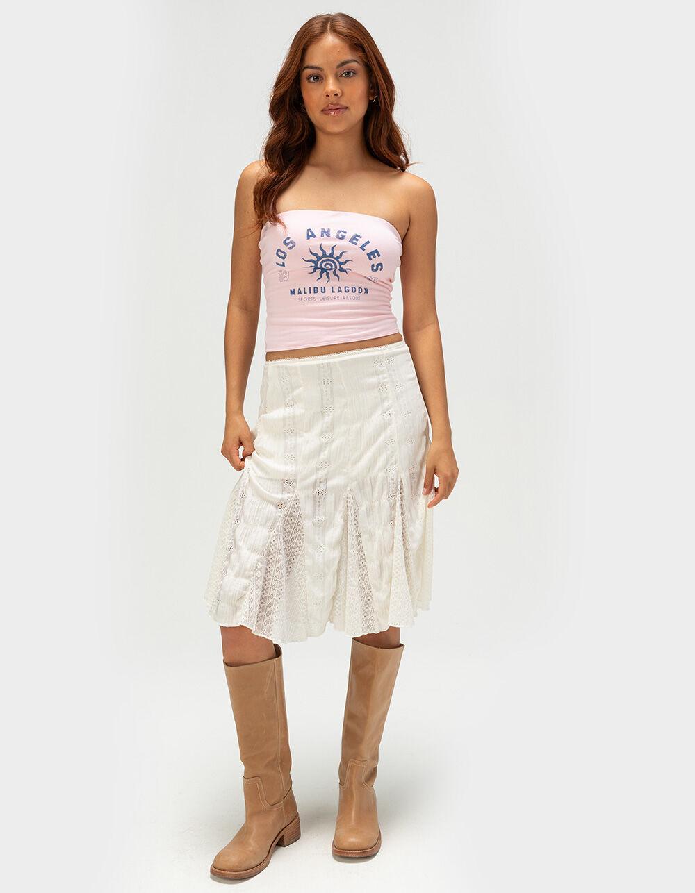 RSQ Womens Los Angeles Tube Top - PINK Product Image