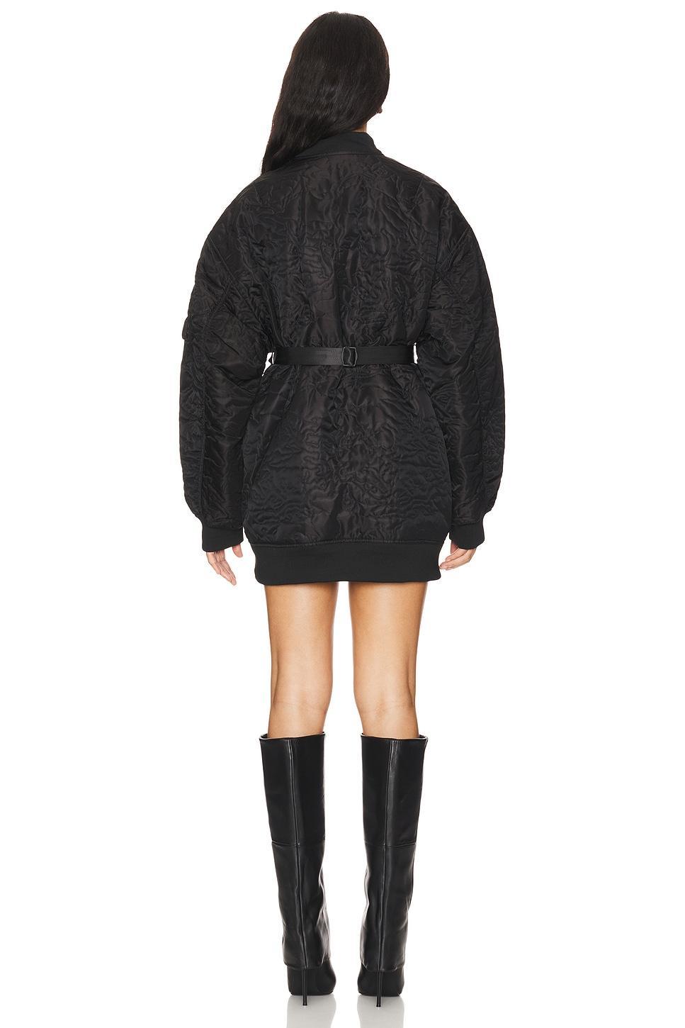 Quilted Belted Ma-1 Flight Jacket ALPHA INDUSTRIES Product Image