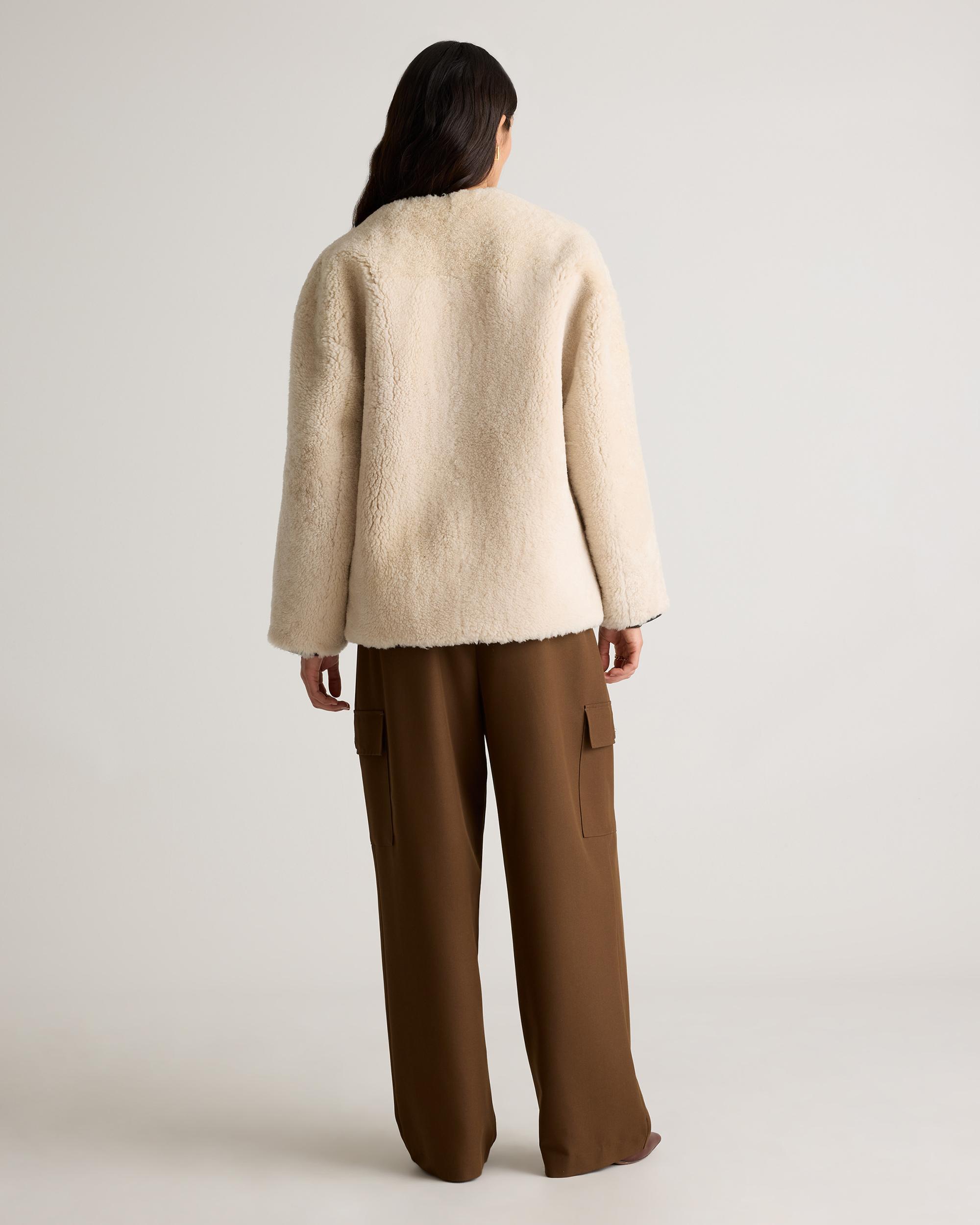 Quince | Women's 100% Shearling Duffle Jacket Leather Product Image