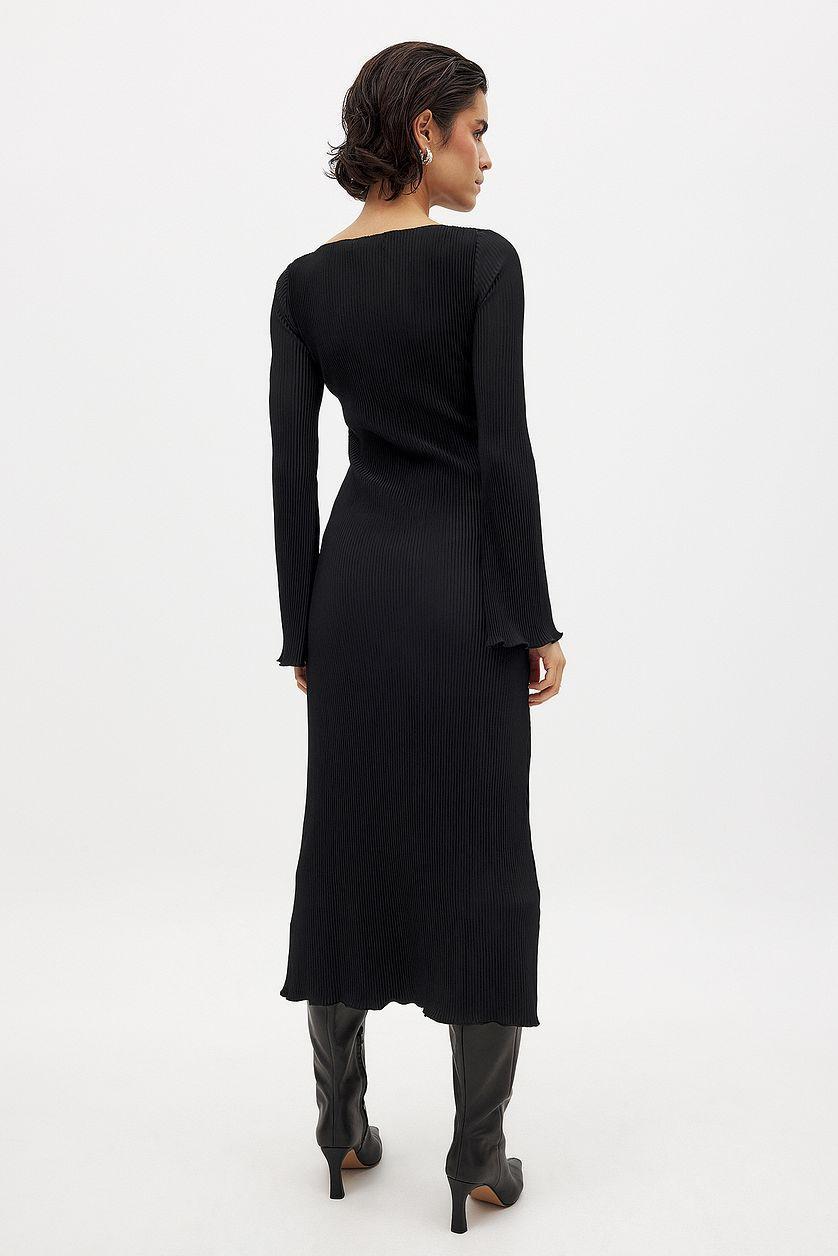 Pleated Midi Dress Product Image