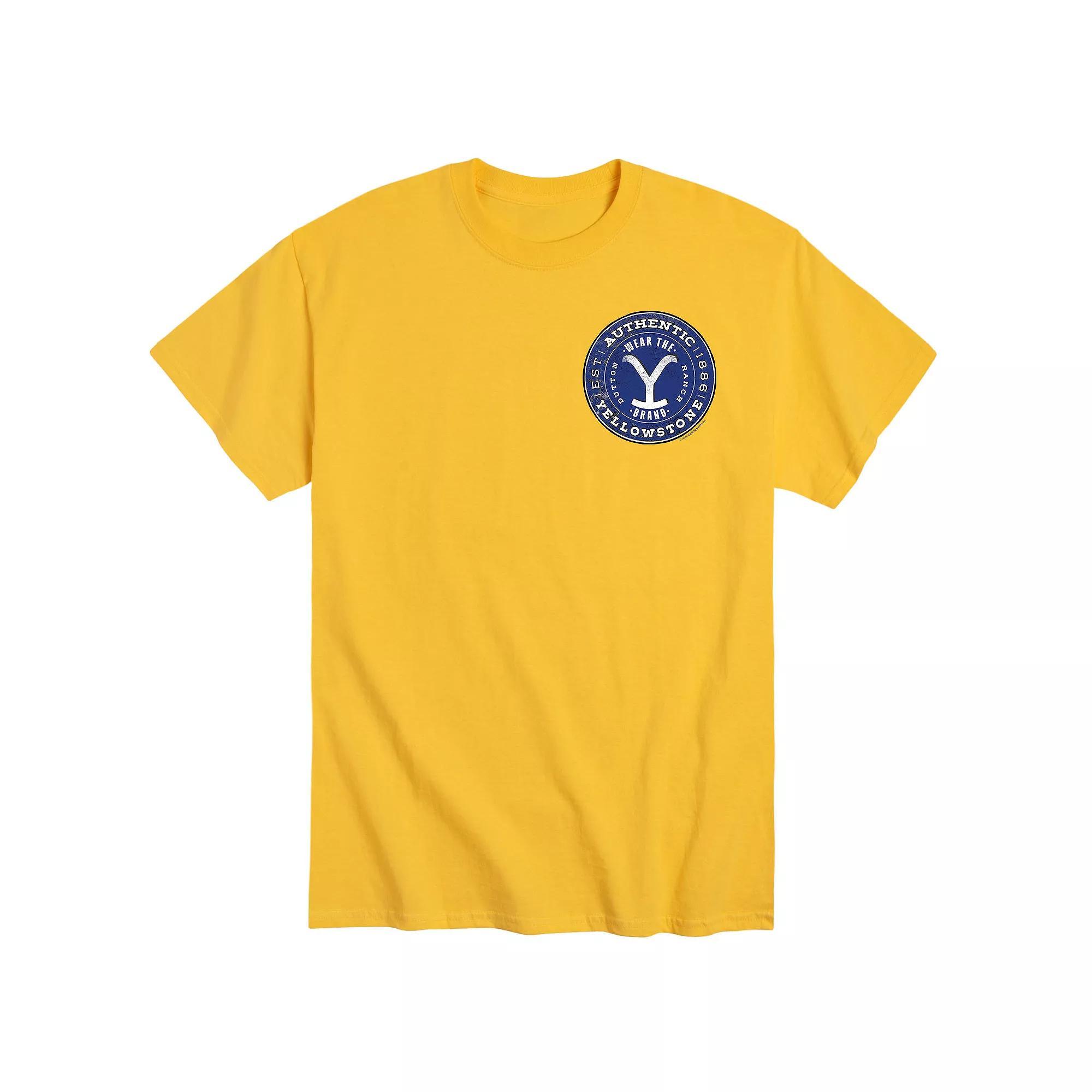 Big & Tall Yellowstone Wear The Brand Tee, Mens Product Image