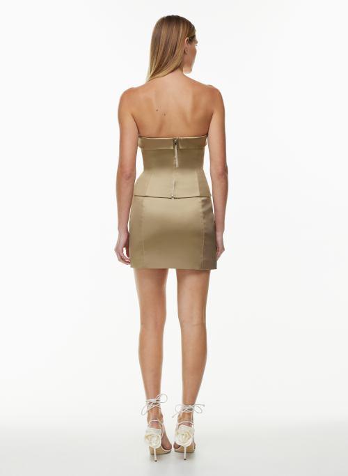 shimmer satin bustier Product Image