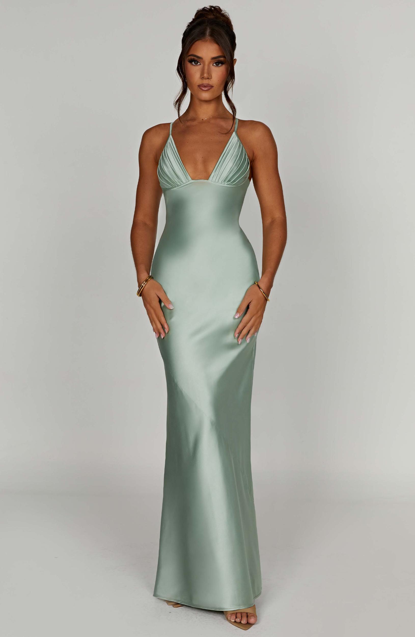 Miriam Maxi Dress - Sage Product Image