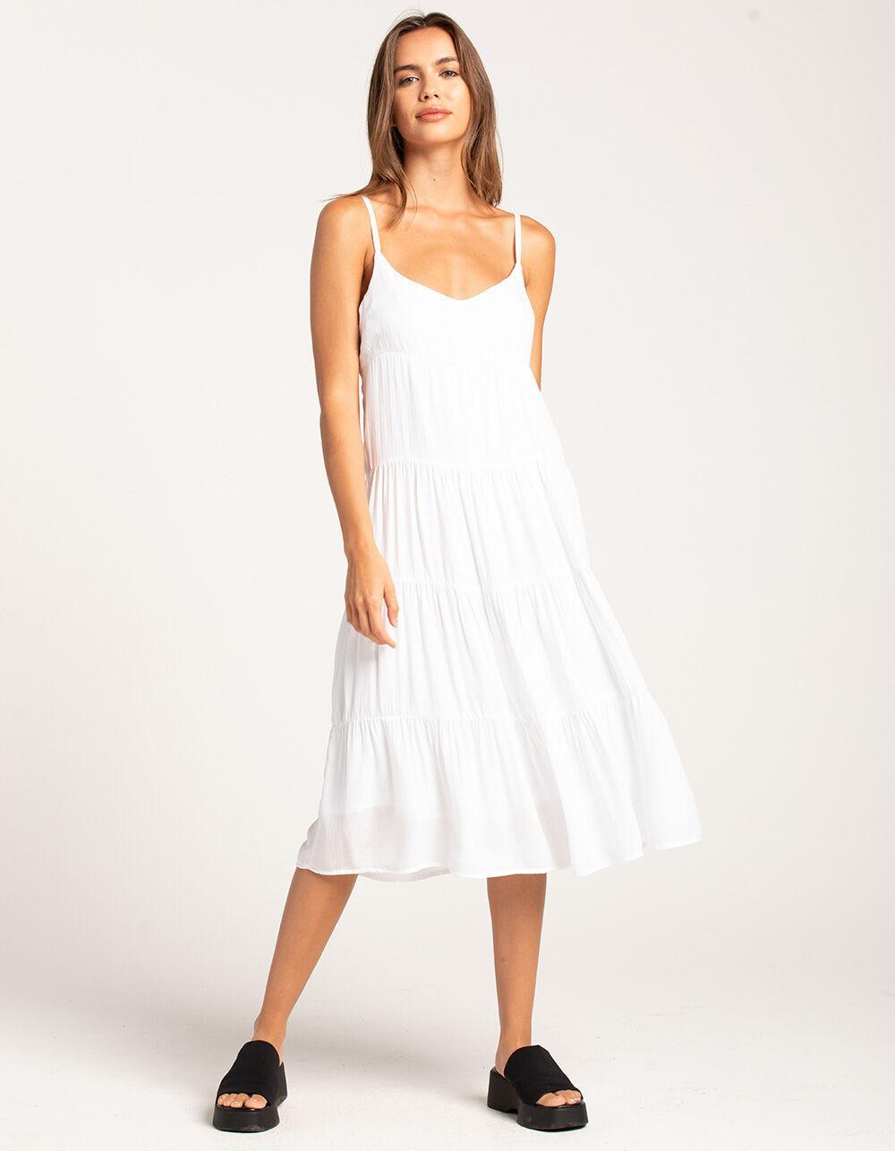 RSQ Womens Solid Tier Midi Dress Product Image