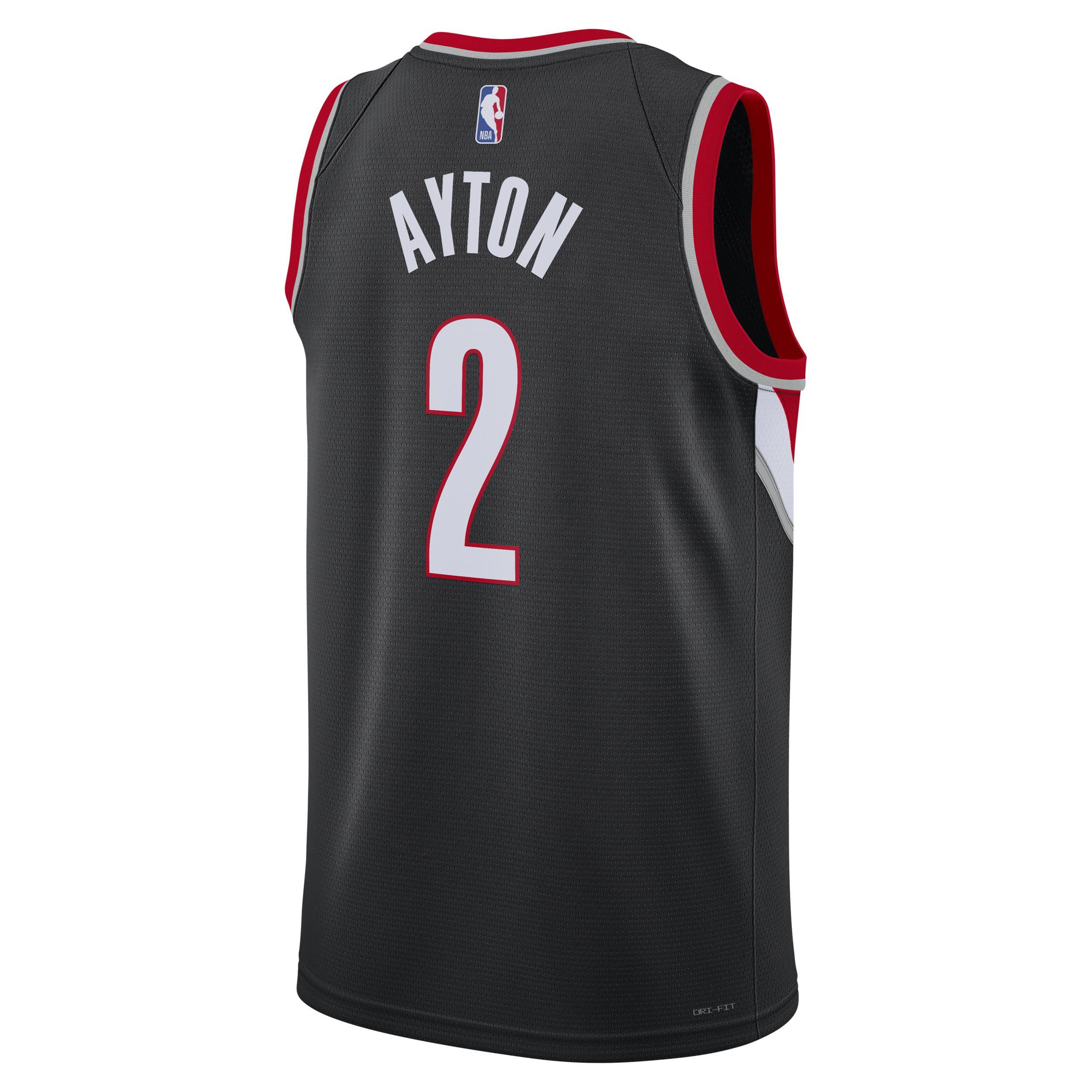 Portland Trail Blazers Icon Edition 2022/23 Nike Mens Dri-FIT NBA Swingman Jersey Product Image
