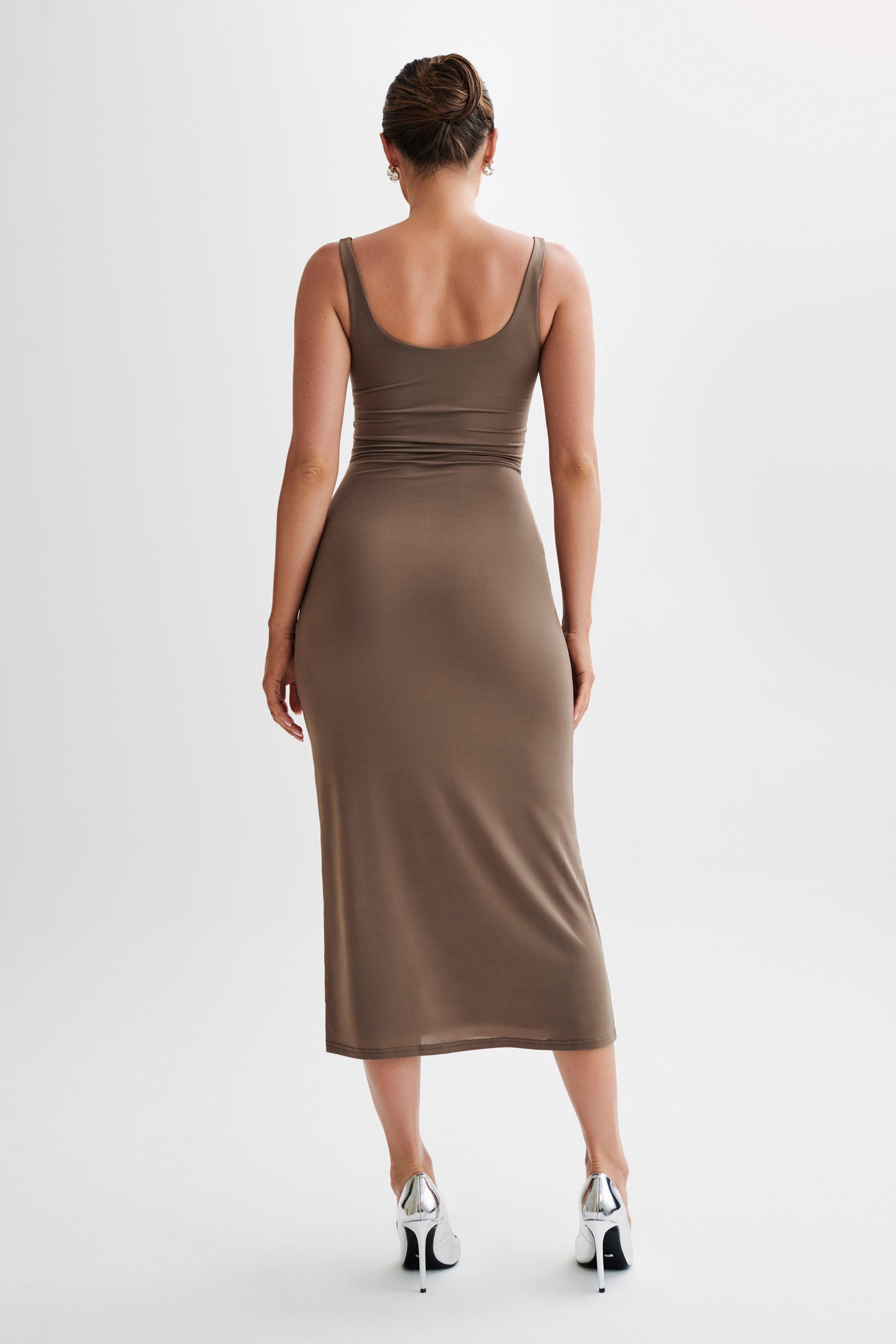 Augustine Slinky Scoop Midi Dress - Coco Product Image