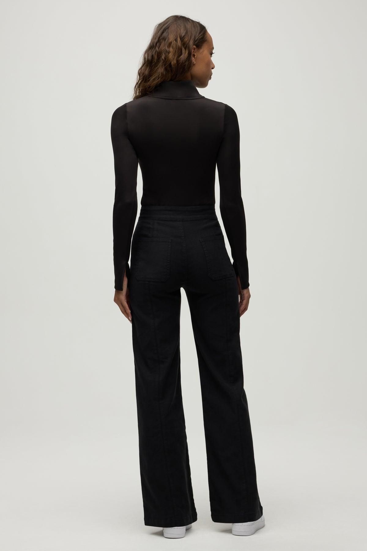 Tie Waist Pintucked Trouser Pant Female Product Image