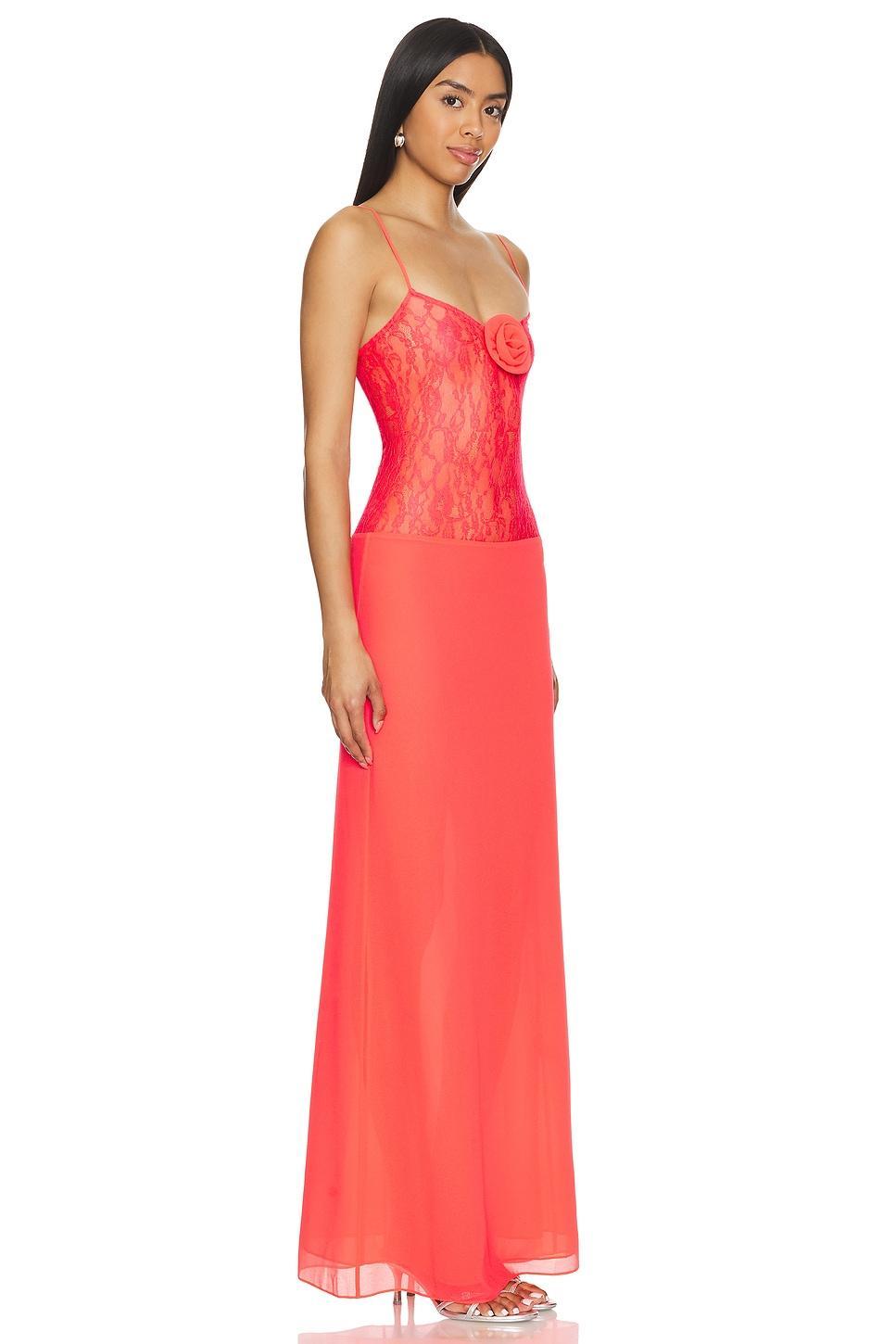 Lovers and Friends Chana Gown in Hot Pink Product Image