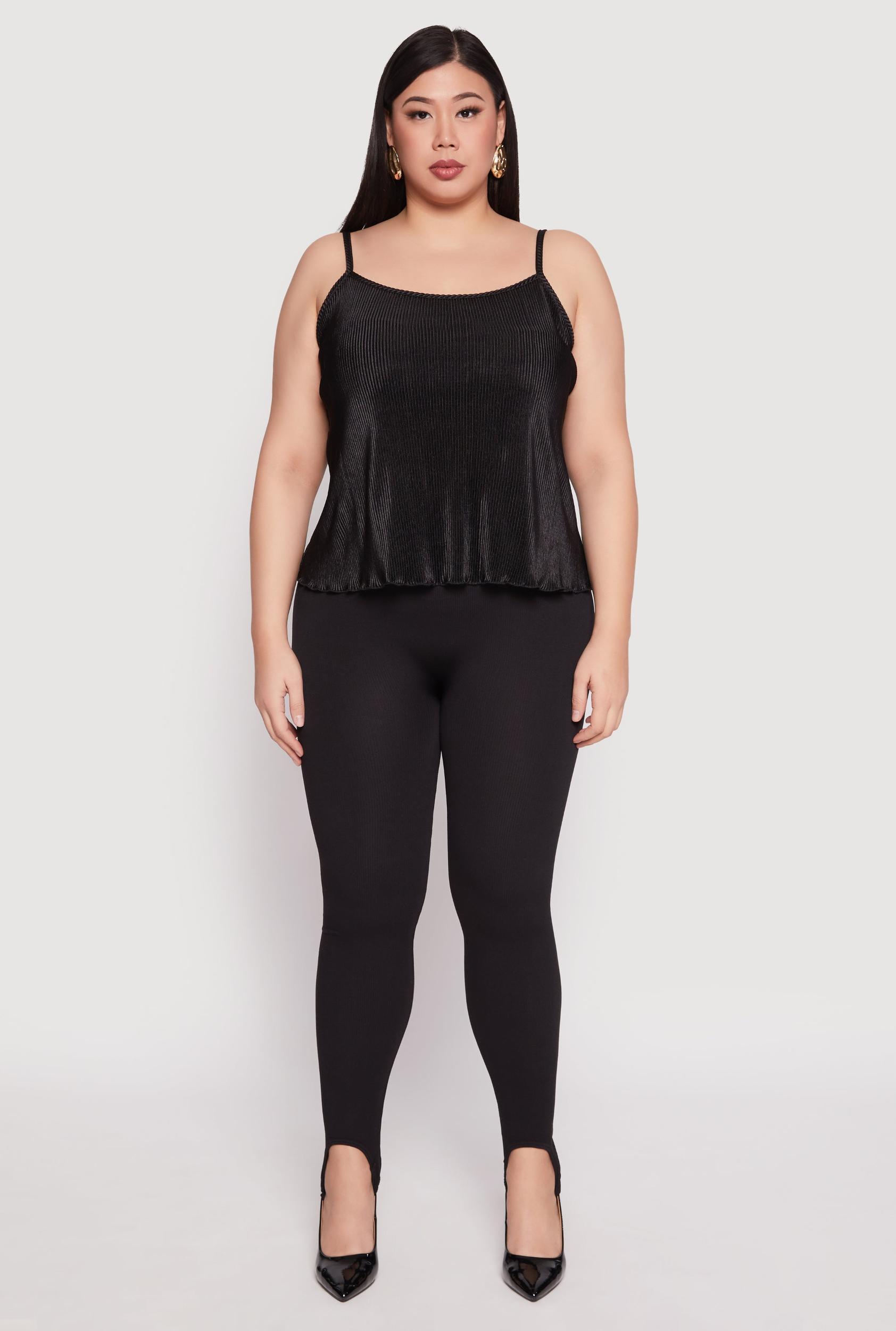 Womens Plus Size Plisse Cami Product Image