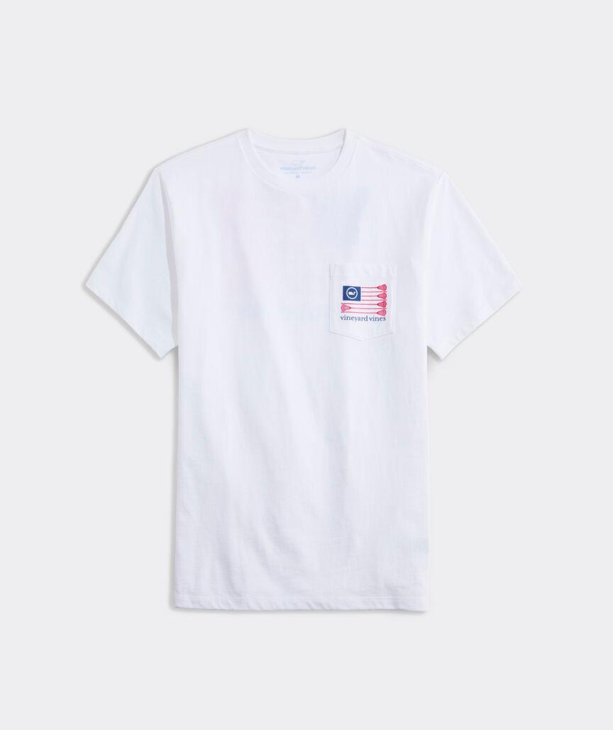 USA Lacrosse Flag Short-Sleeve Pocket Tee Product Image