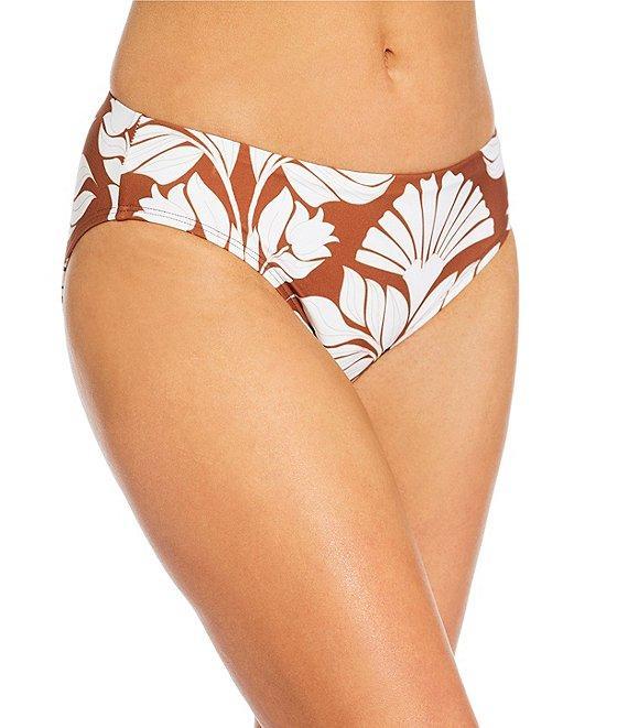 Alex Marie Signature Sculpt Nouveau Tropical Mid Rise Swim Bottom Product Image