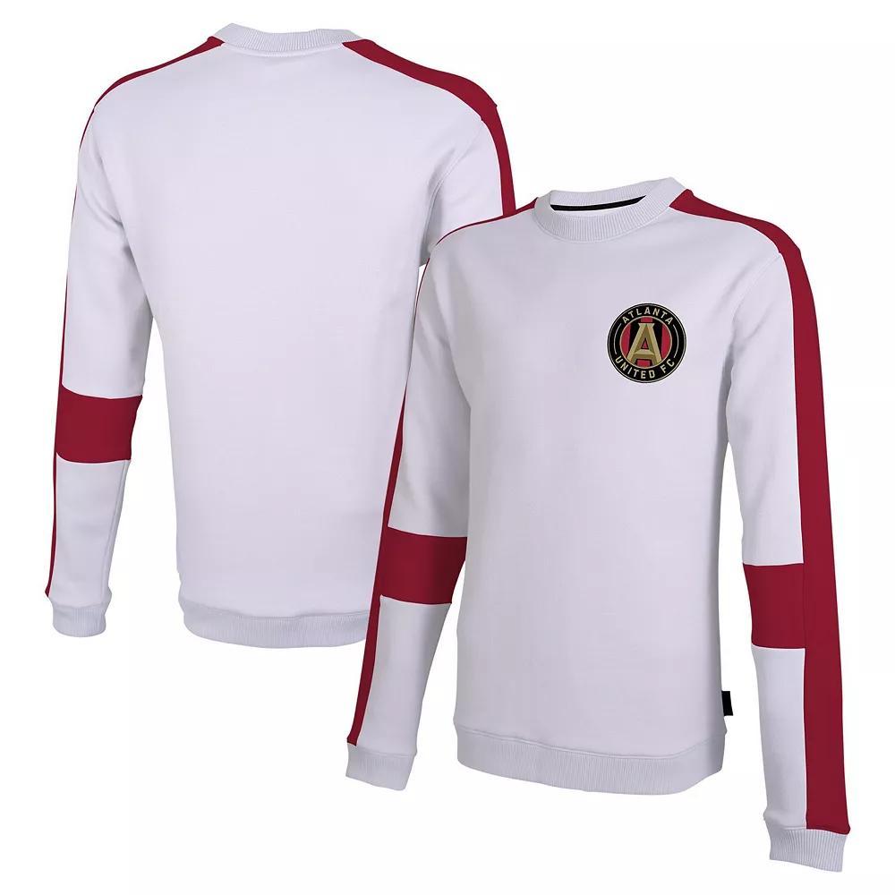 Men's Stadium Essentials White Atlanta United FC Half Time Pullover Sweatshirt, Size: Medium, Atu White Product Image