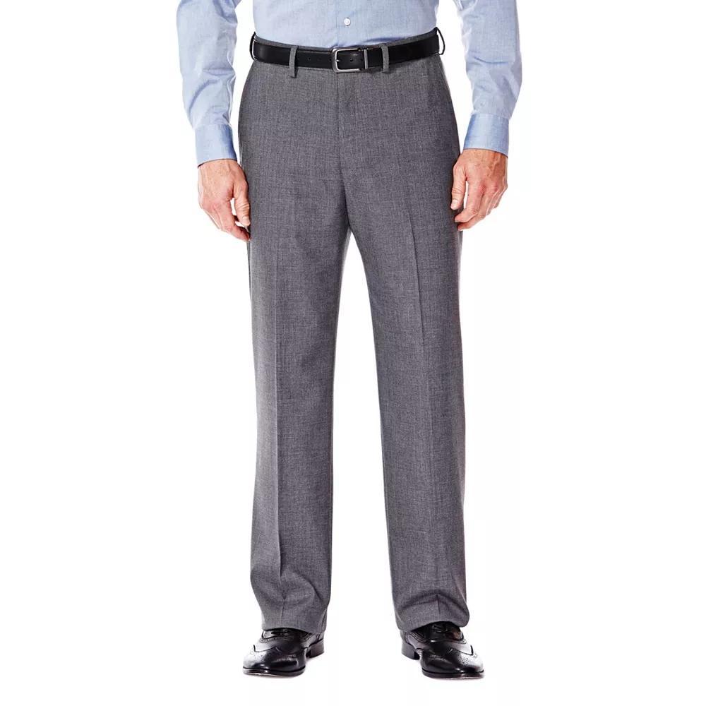 Men's J.M. Haggar® Premium Classic-Fit Flat-Front Stretch Suit Pants, Size: 40X29, Oatmeal Product Image