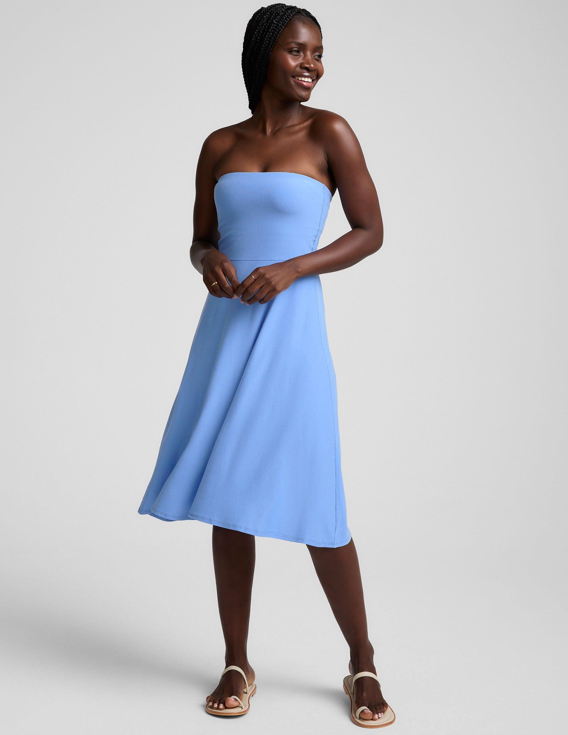 Featherweight Strapless Dress Product Image