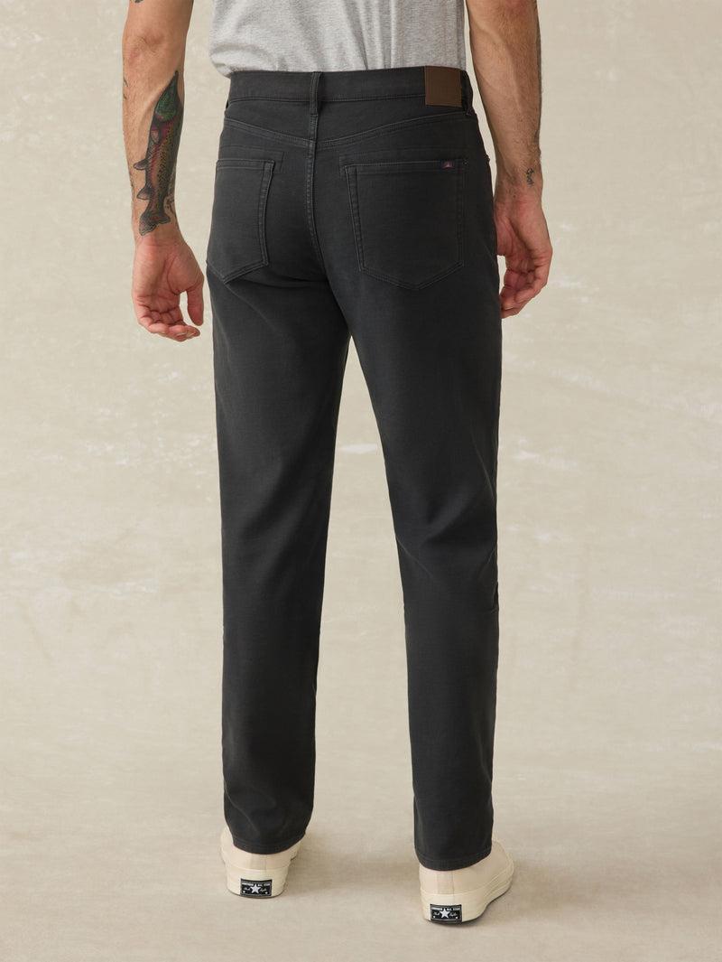 Stretch Terry 5-Pocket Pant - Onyx Black Product Image