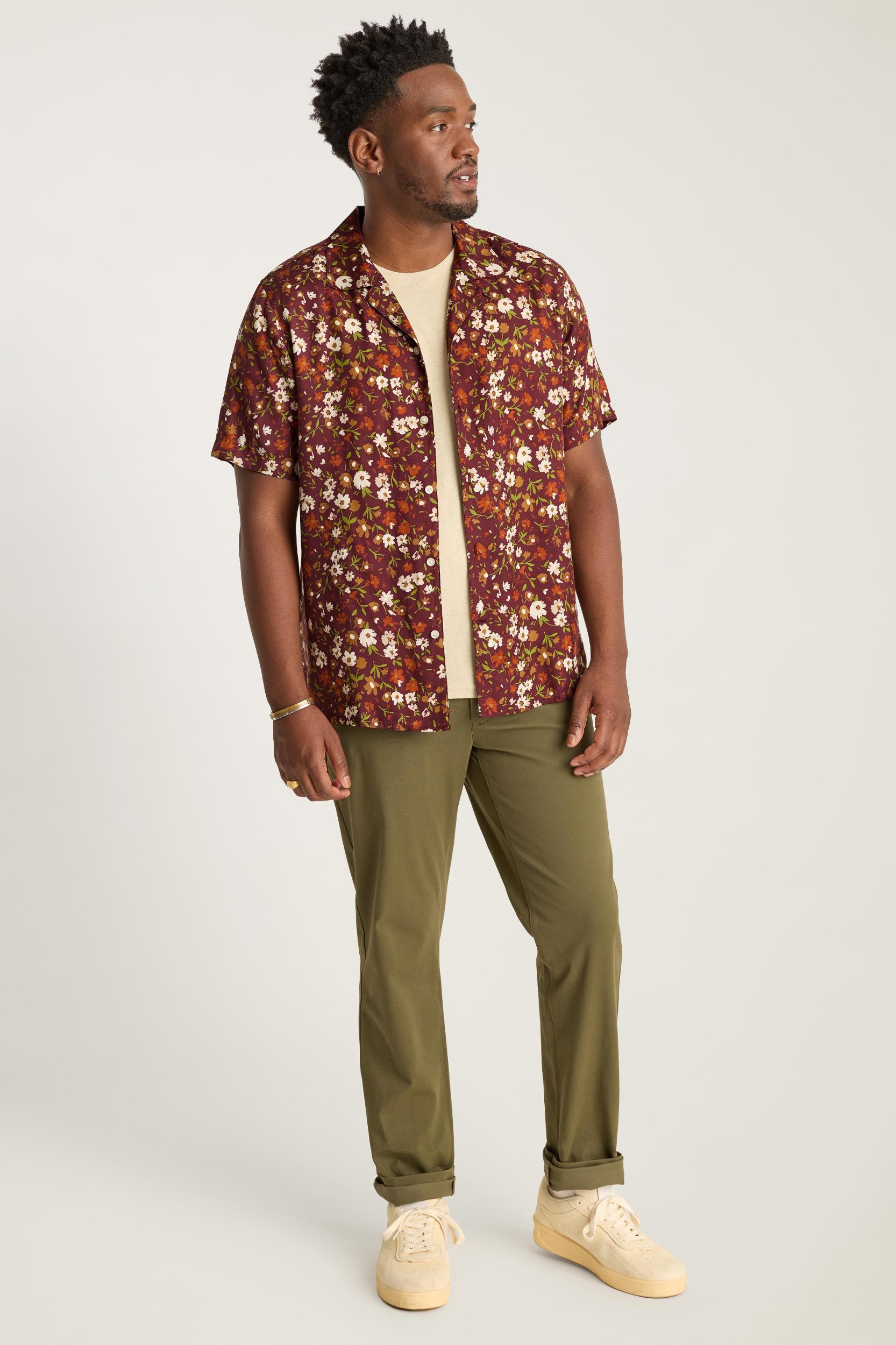 Riviera Silk Blend Cabana Shirt Product Image