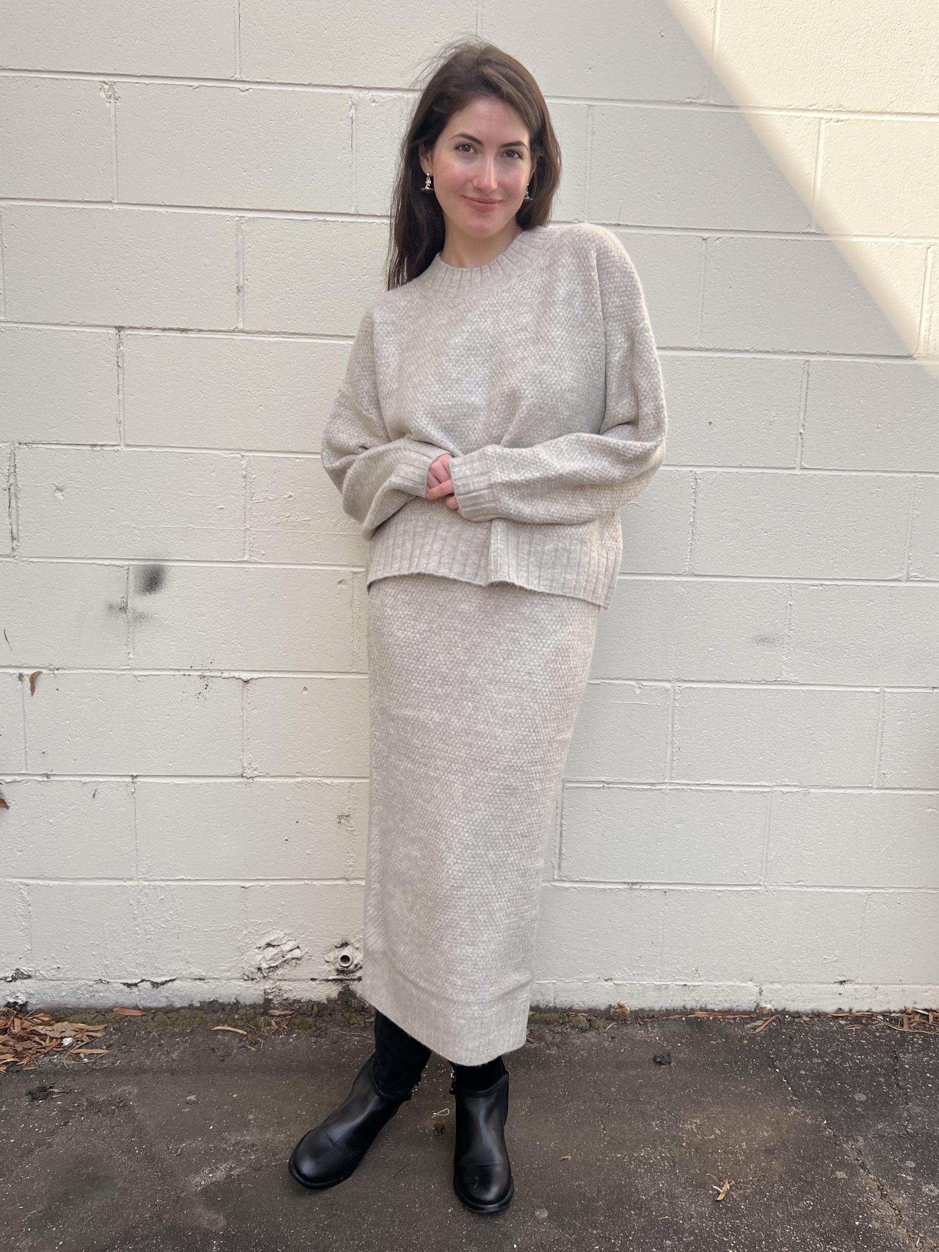 [Z Supply] Shellie Sweater Midi Skirt Product Image