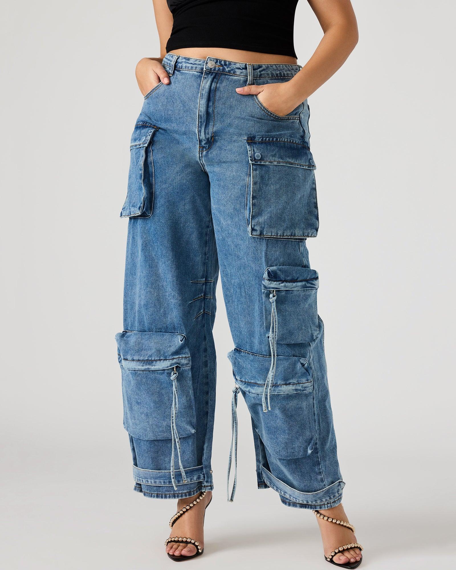 DUO MEDIUM DENIM PANT Female Product Image