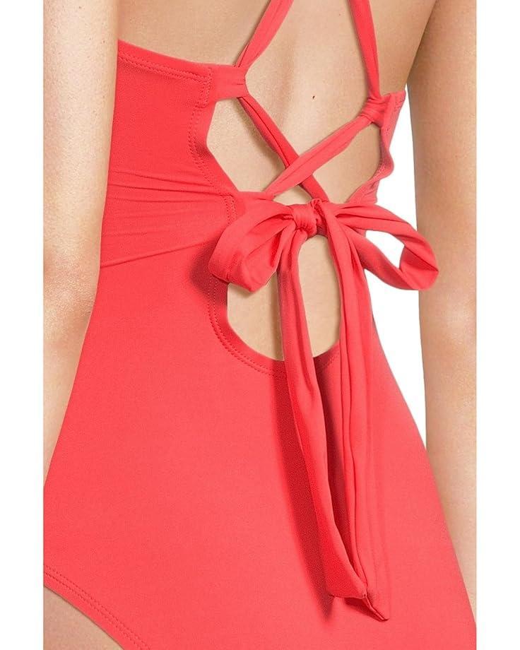 Pearl Shirred Bandeau One-Piece Product Image