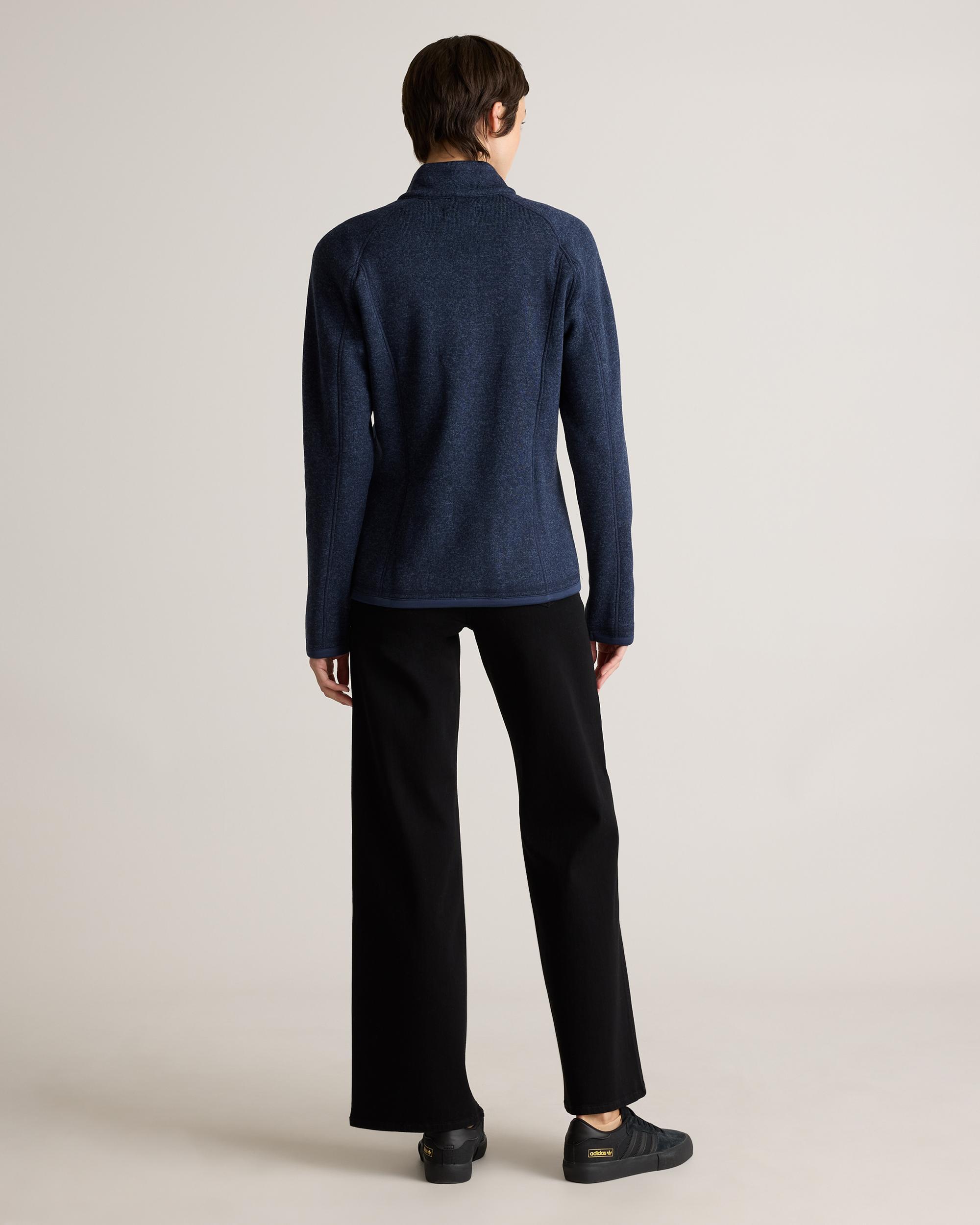 Quince | Women's Sweater-Knit Fleece Full-Zip Jacket Recycled Polyester Product Image