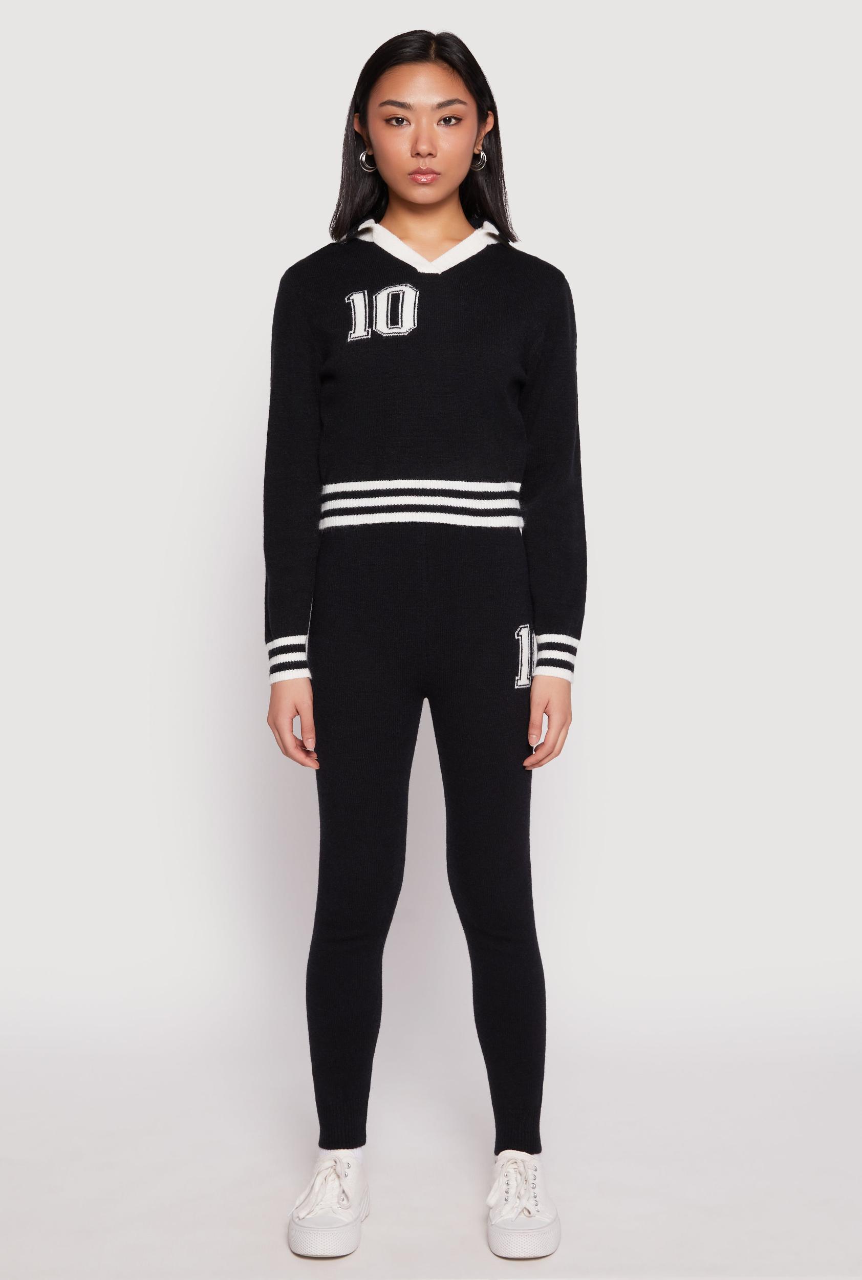 Womens Daisy Brushed Knit 10 High Waisted Sweatpants Product Image