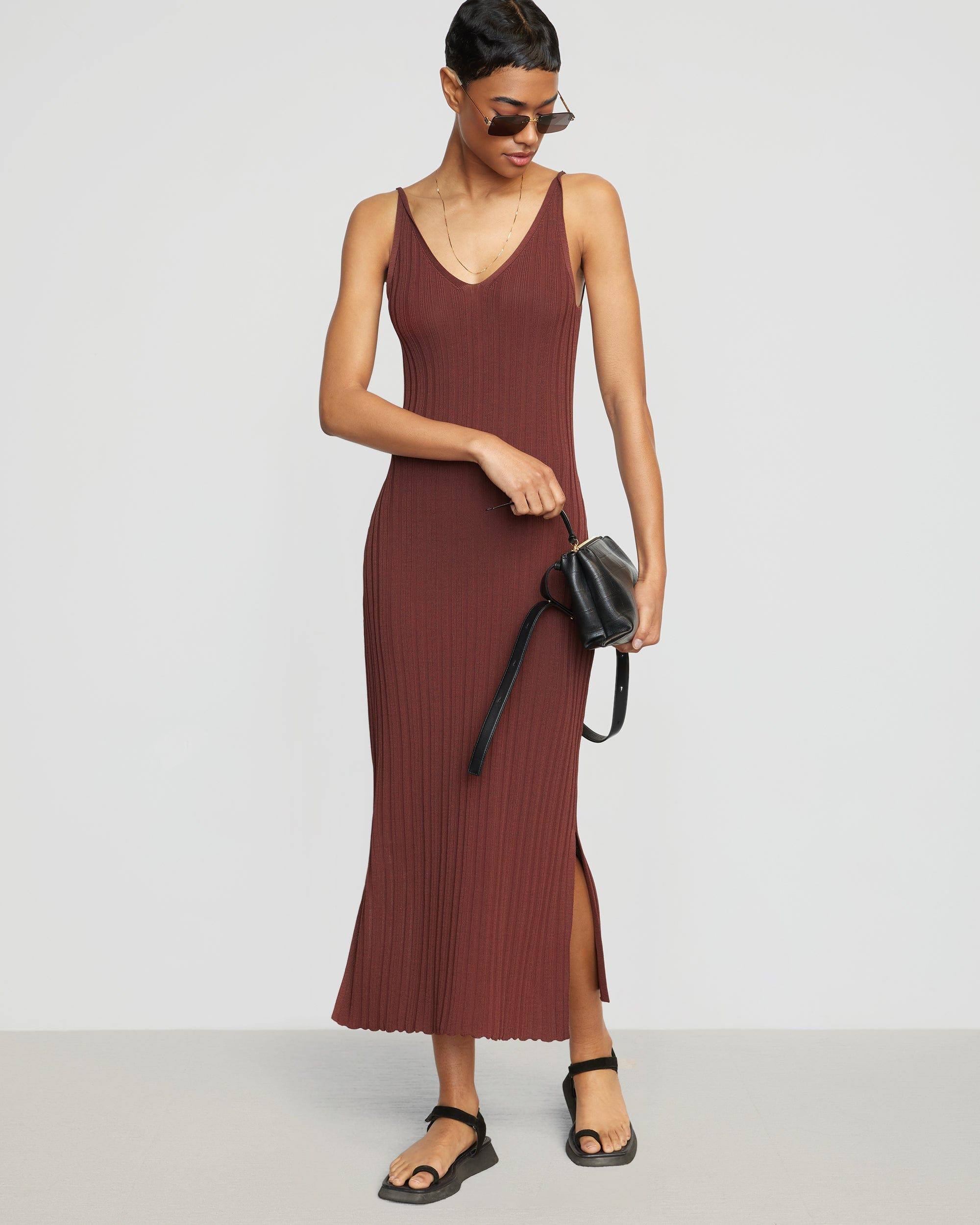 Estella Ribbed Tank Dress Product Image