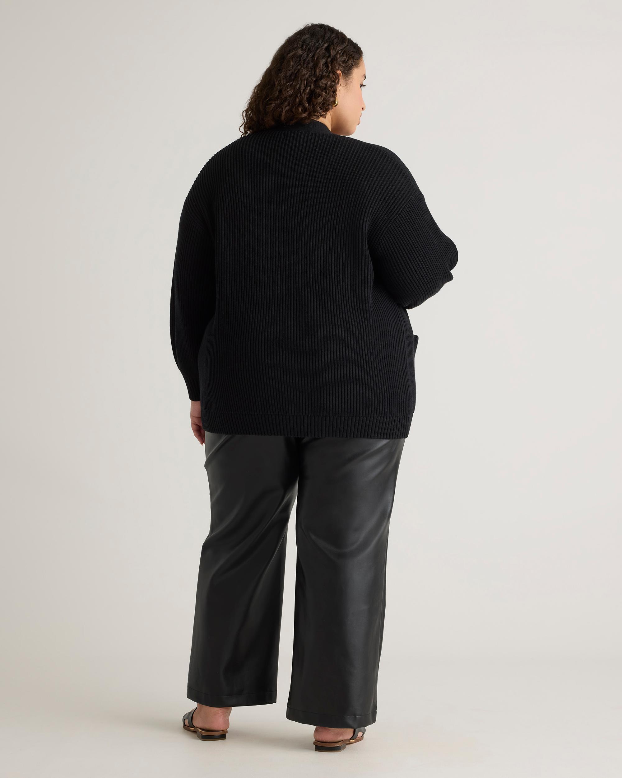 Quince | Women's OverSized Cardigan Sweater Organic Cotton Product Image
