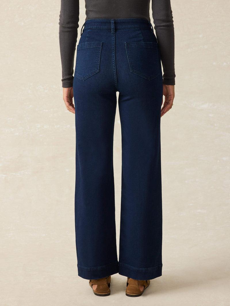 Stretch Terry Patch Pocket Ankle Pant - Clermont Wash Product Image