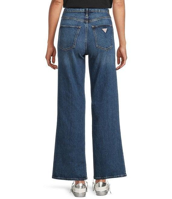 Guess Mid Rise Wide Leg Jeans Product Image