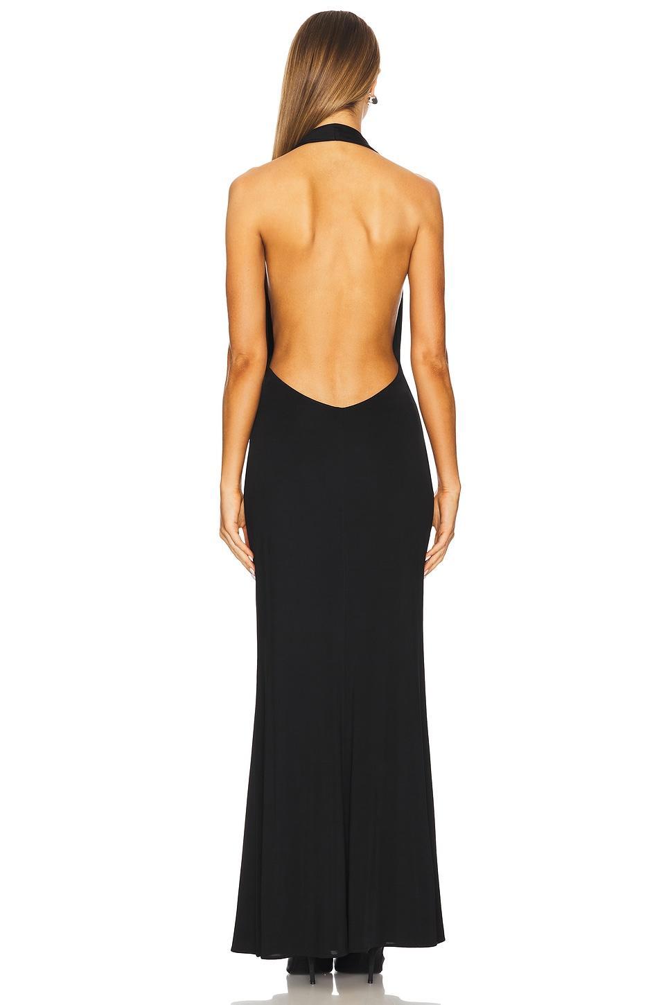 Deep Cowl Neck Gown Lapointe Product Image