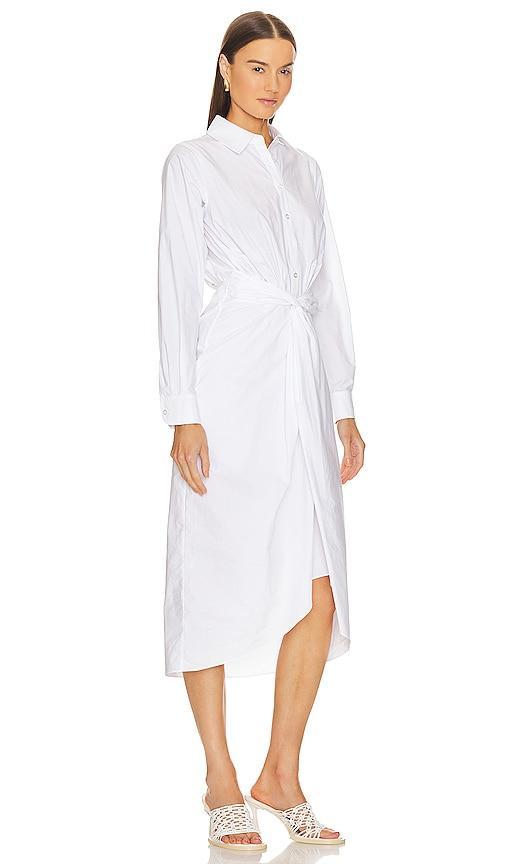 L'ACADEMIE Callie Midi Dress In White Product Image