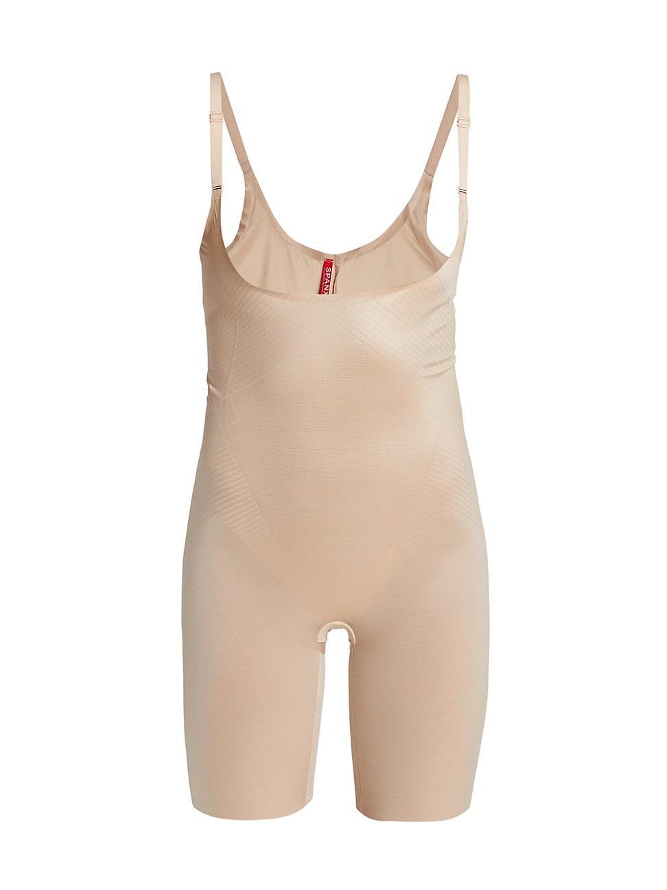 Spanx Thinstincts 2.0 Open Bust Mid Thigh Bodysuit Product Image