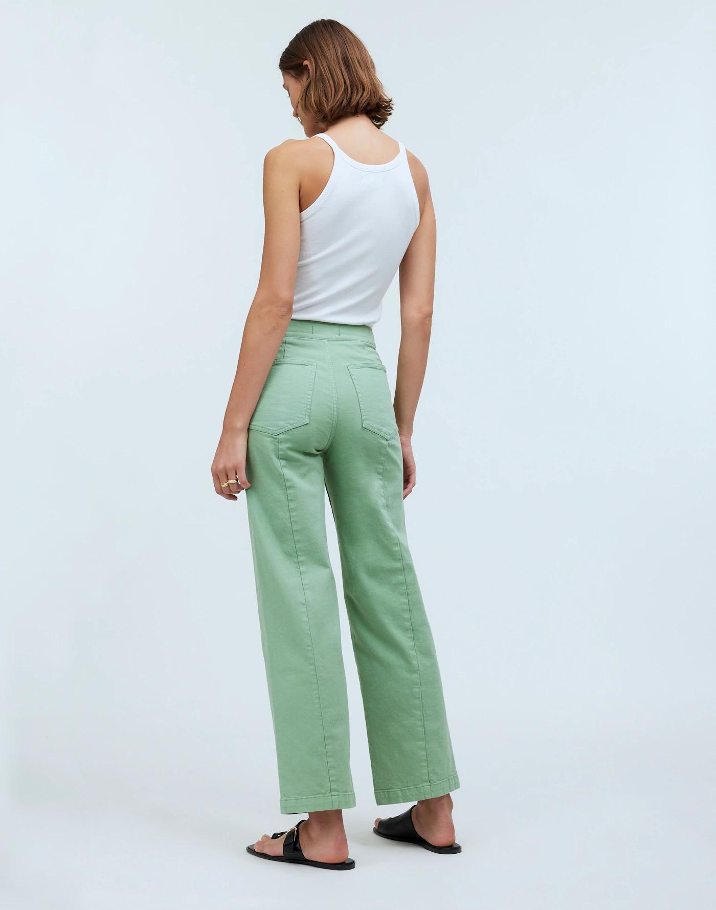 The Emmett Wide-Leg Crop Pant: Welt Pocket Edition Product Image