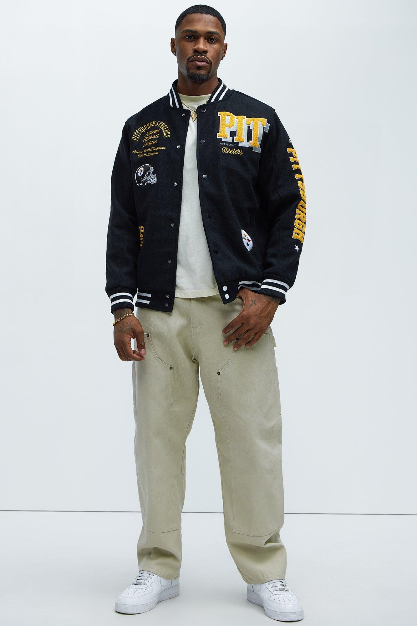 Steelers Touchdown Jacket - Black/Gold Product Image