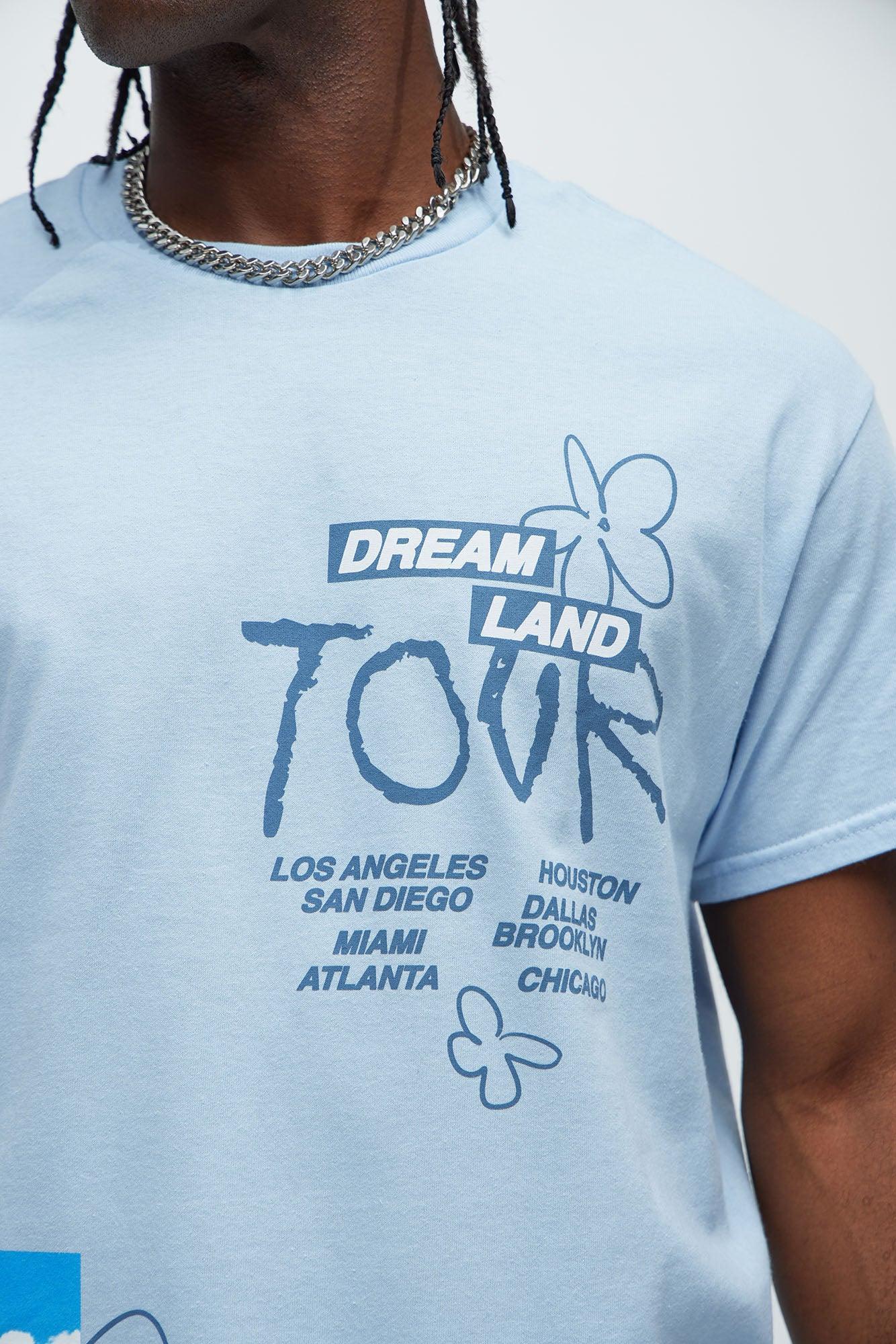 Dreamland Tour Short Sleeve Tee - Light Blue Product Image