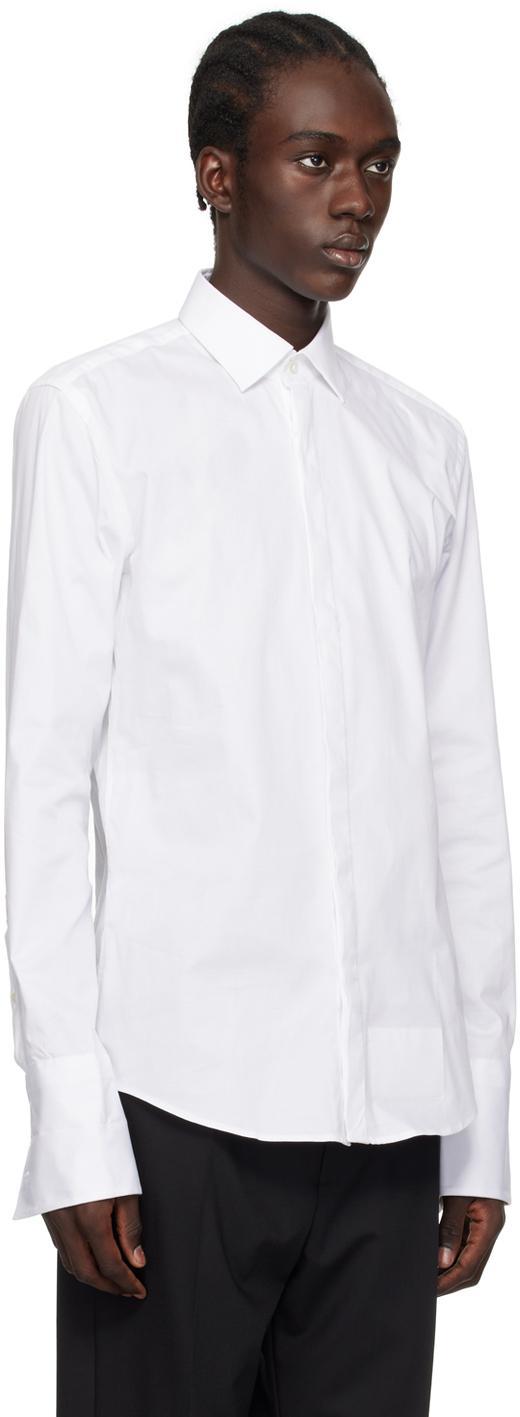 HUGO BOSS Hugo Vasco Long Sleeved Shirt White Product Image