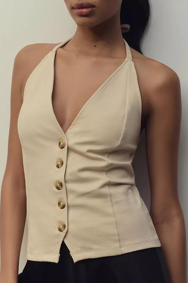 By Anthropologie Halter Vest Product Image
