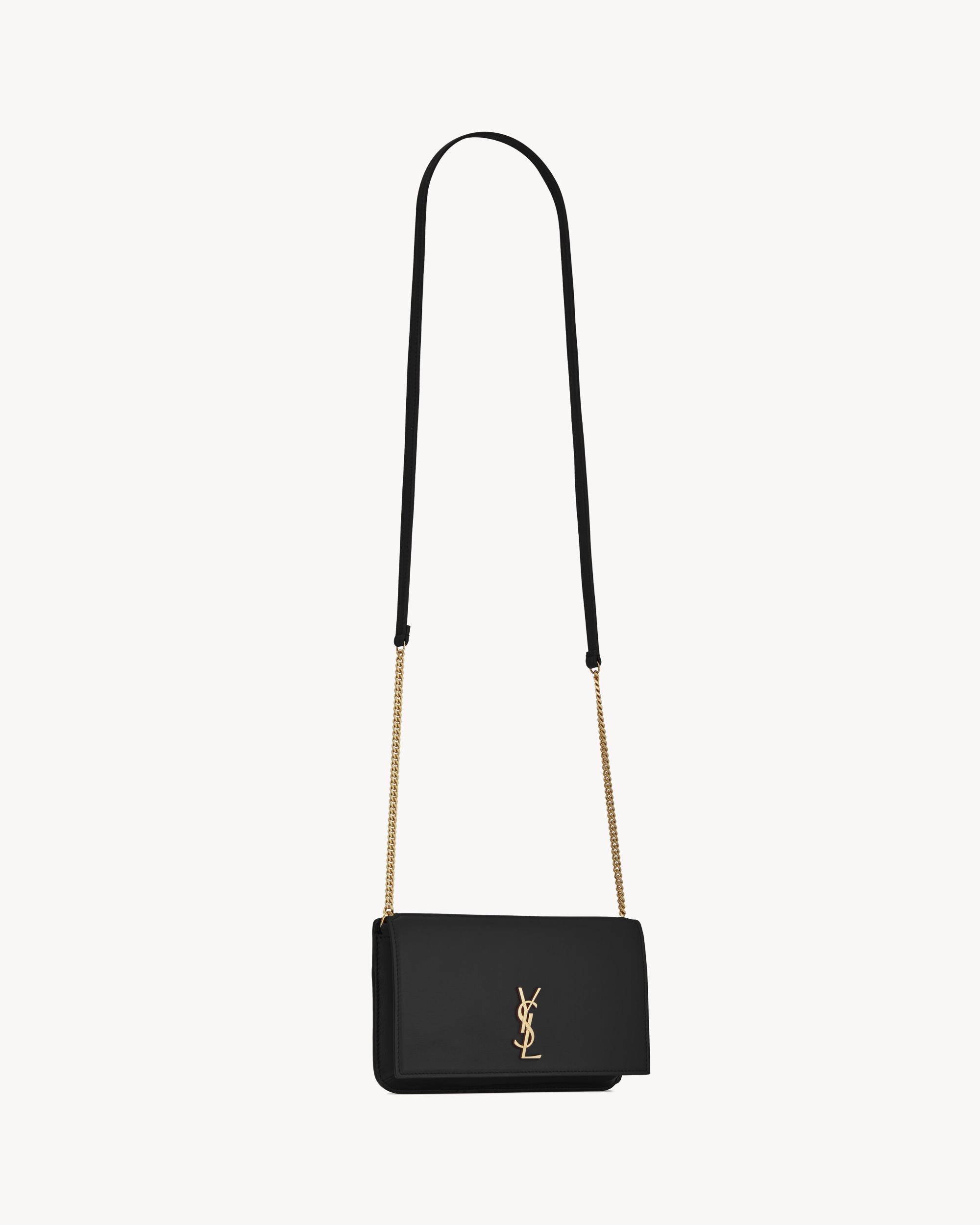 CASSANDRE phone holder in smooth leather Product Image