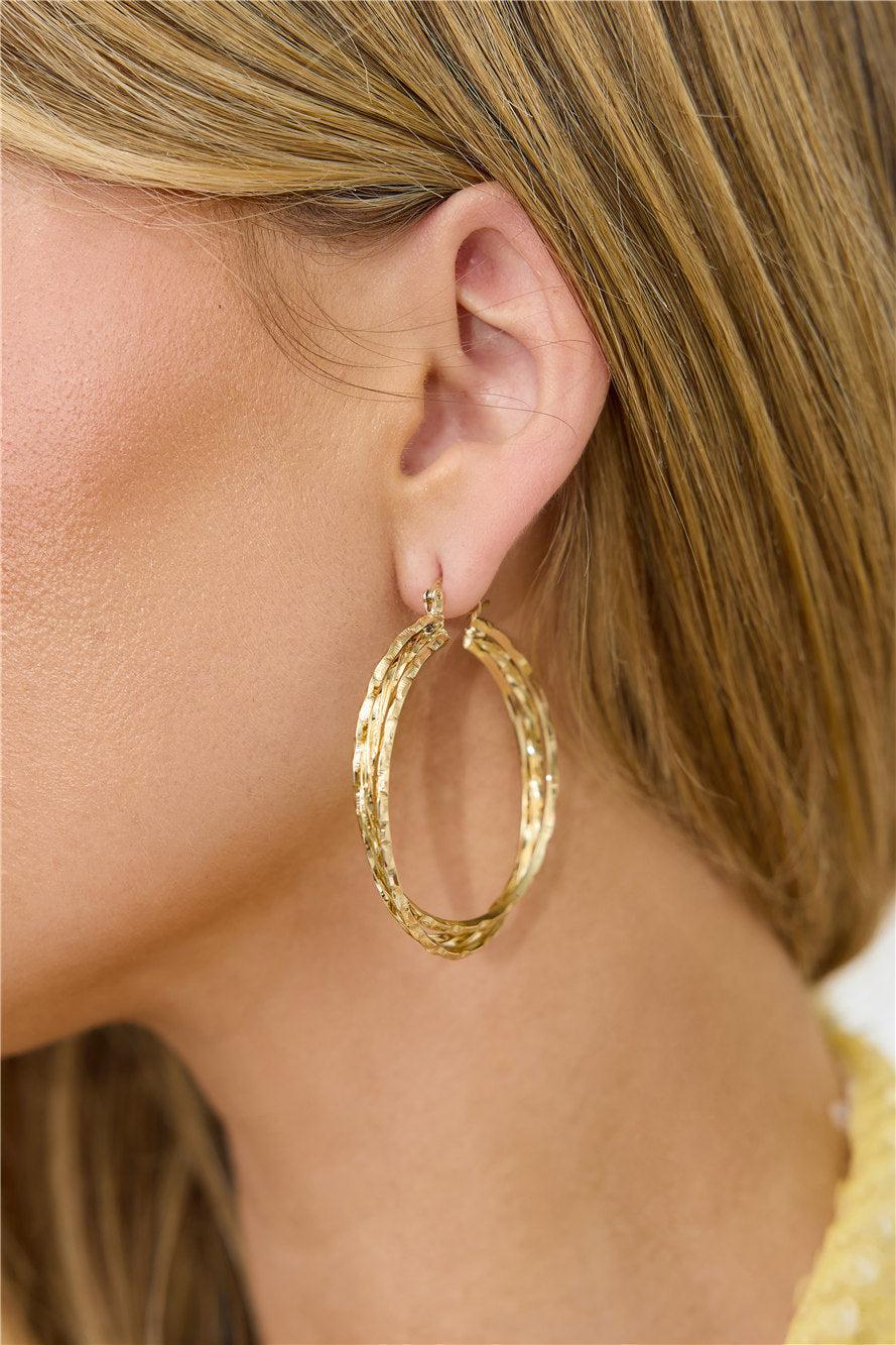 The Only Muse Earrings Gold Product Image