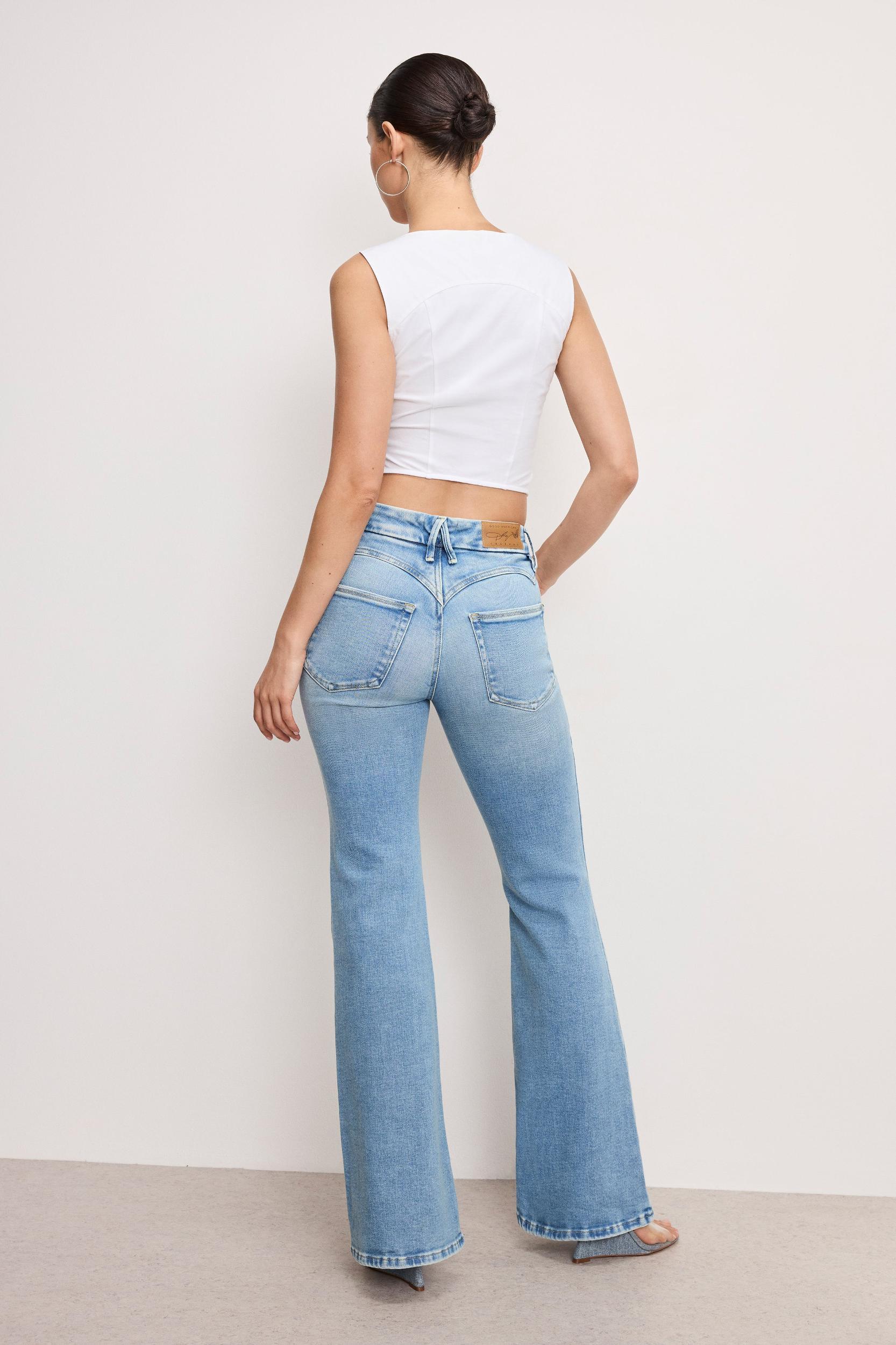 DOLLY JOLEANS FLARE JEANS | INDIGO1019 Product Image