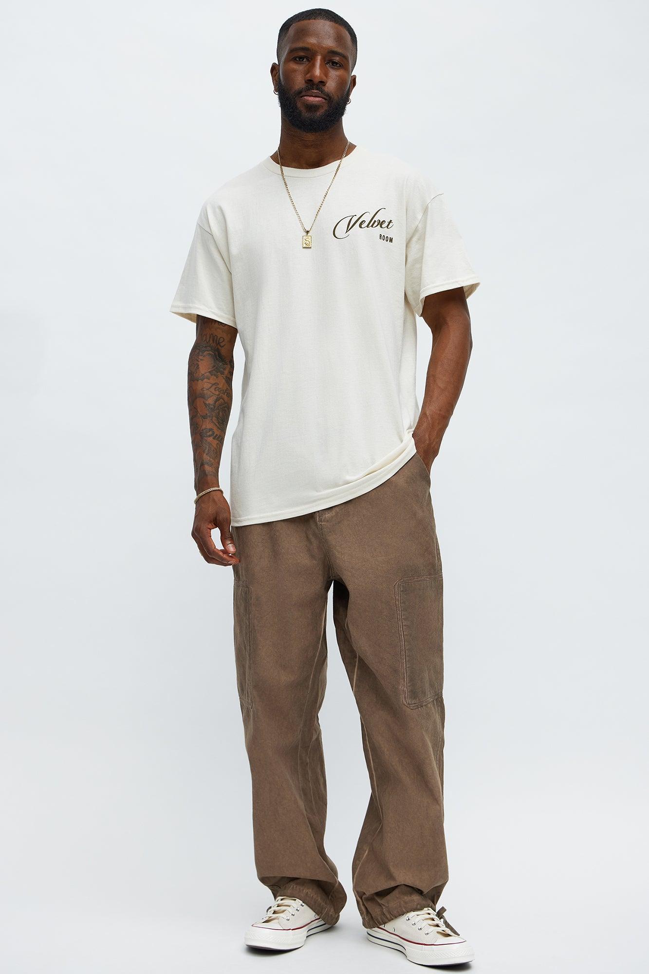 Velvet Room Short Sleeve Tee - Sand Male Product Image